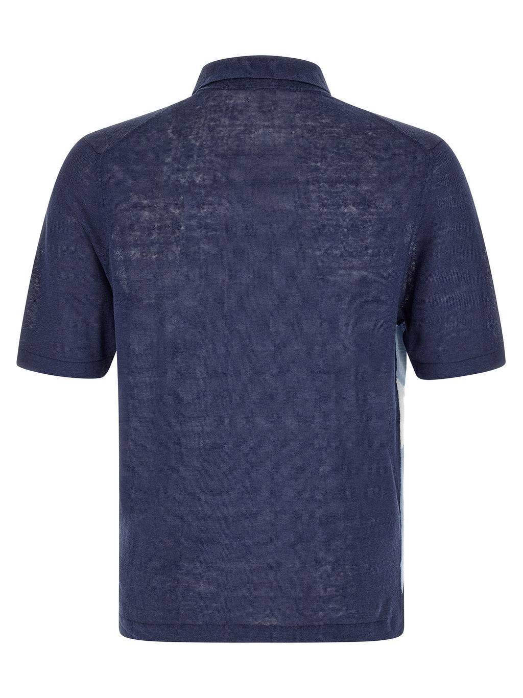 Ballantyne Blue Linen Polo Shirt