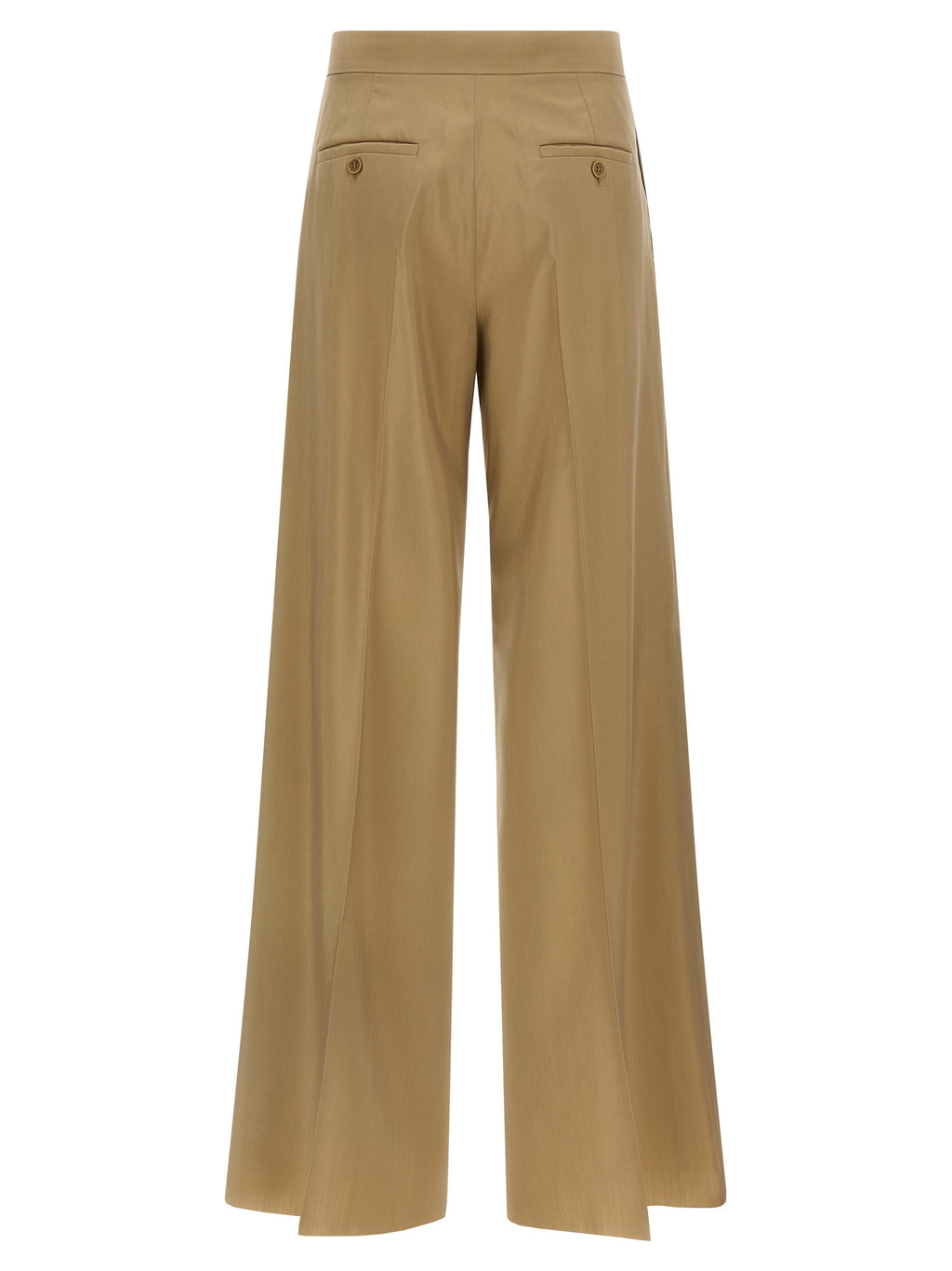 Max Mara Beige Virgin Wool Dress Pants