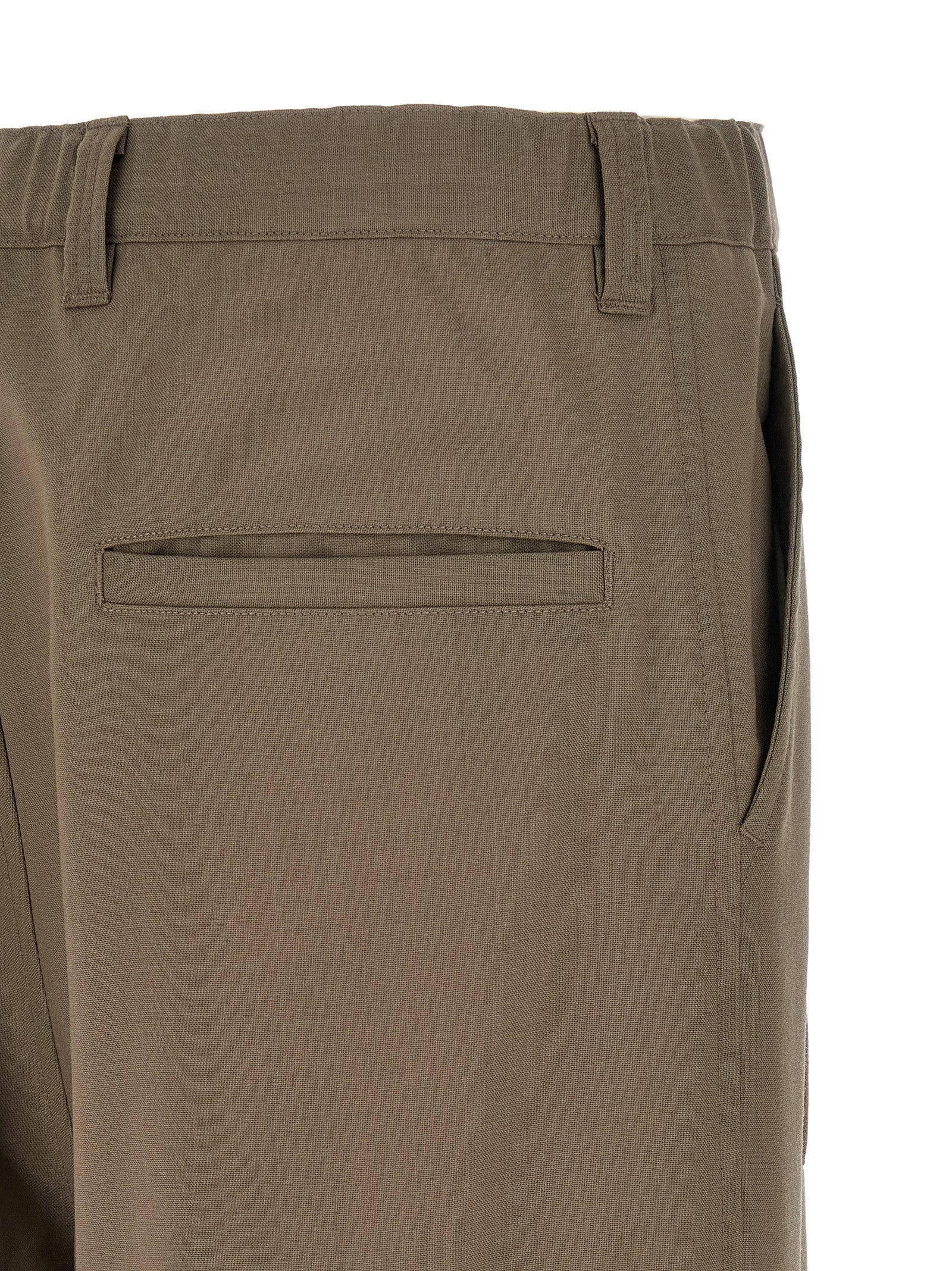 Maison Mihara Yasuhiro Beige Wool Casual Pants