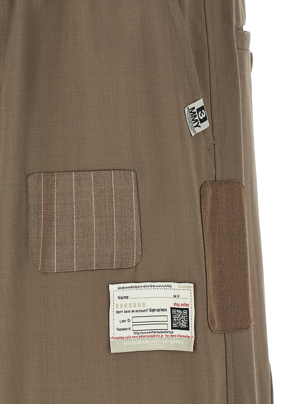 Maison Mihara Yasuhiro Beige Wool Casual Pants