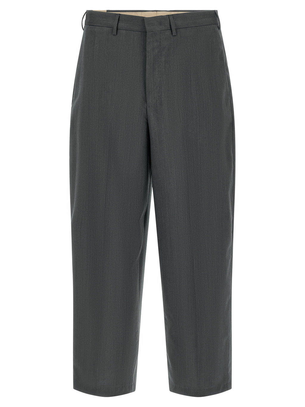 PT Torino Gray Virgin Wool Dress Pants