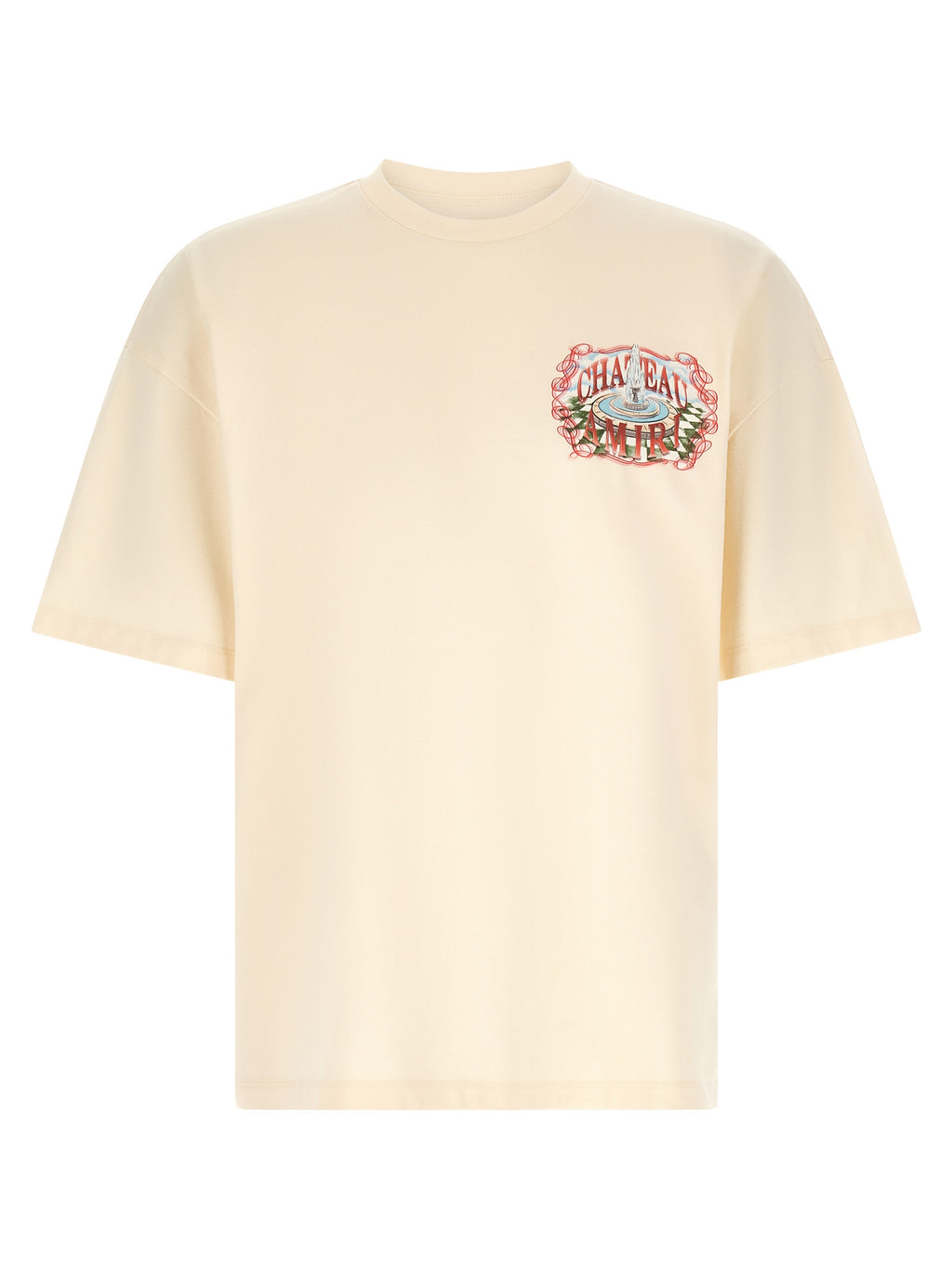 Amiri Beige Cotton T-Shirt