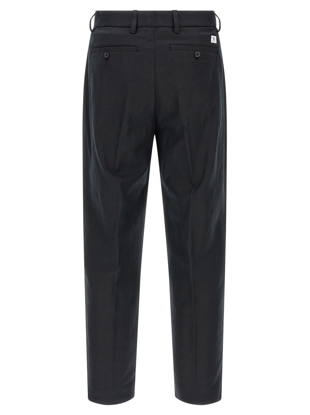 Department 5 Black Cotton Casual Pants