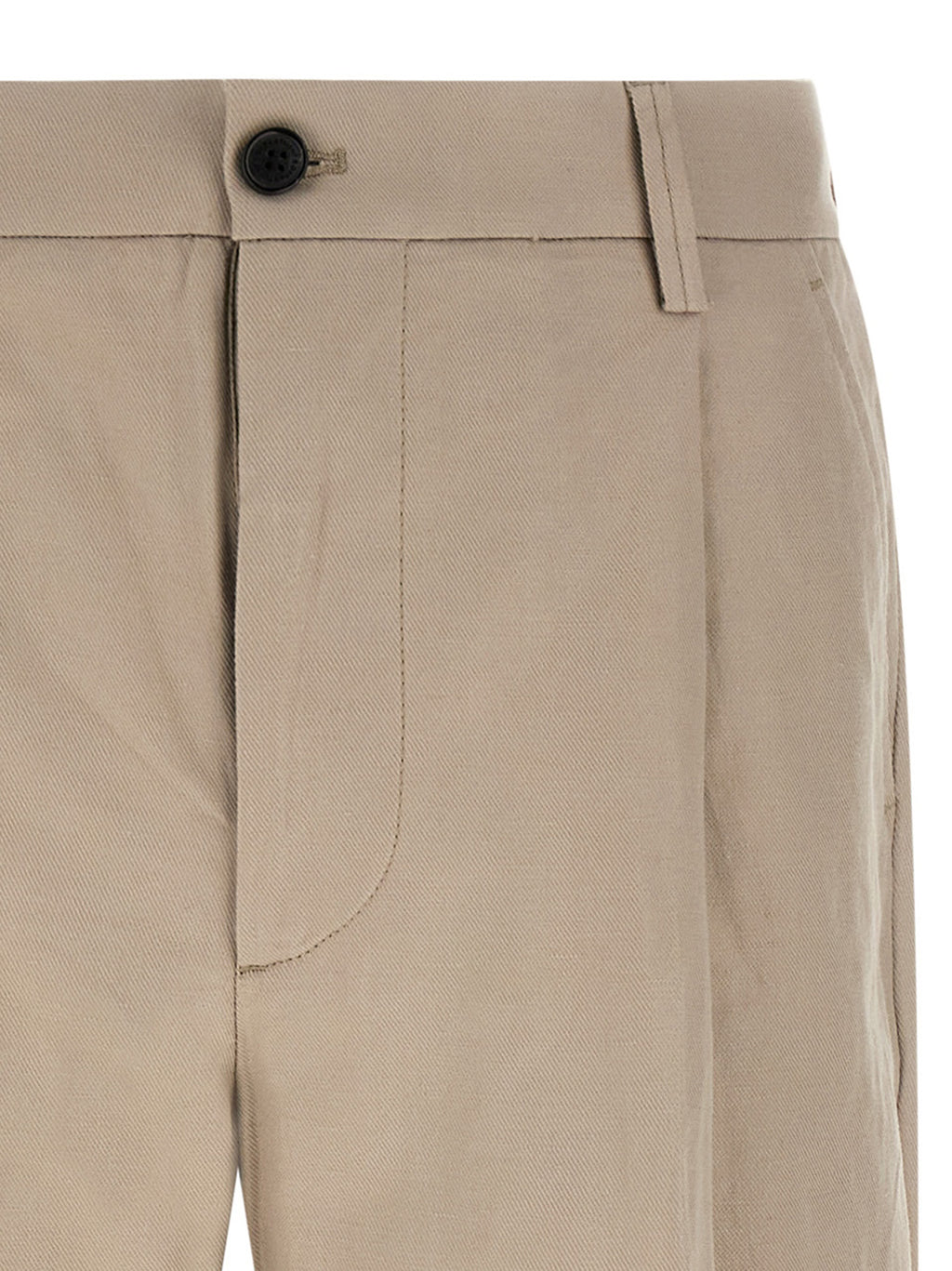 Department 5 Beige Cotton Casual Pants