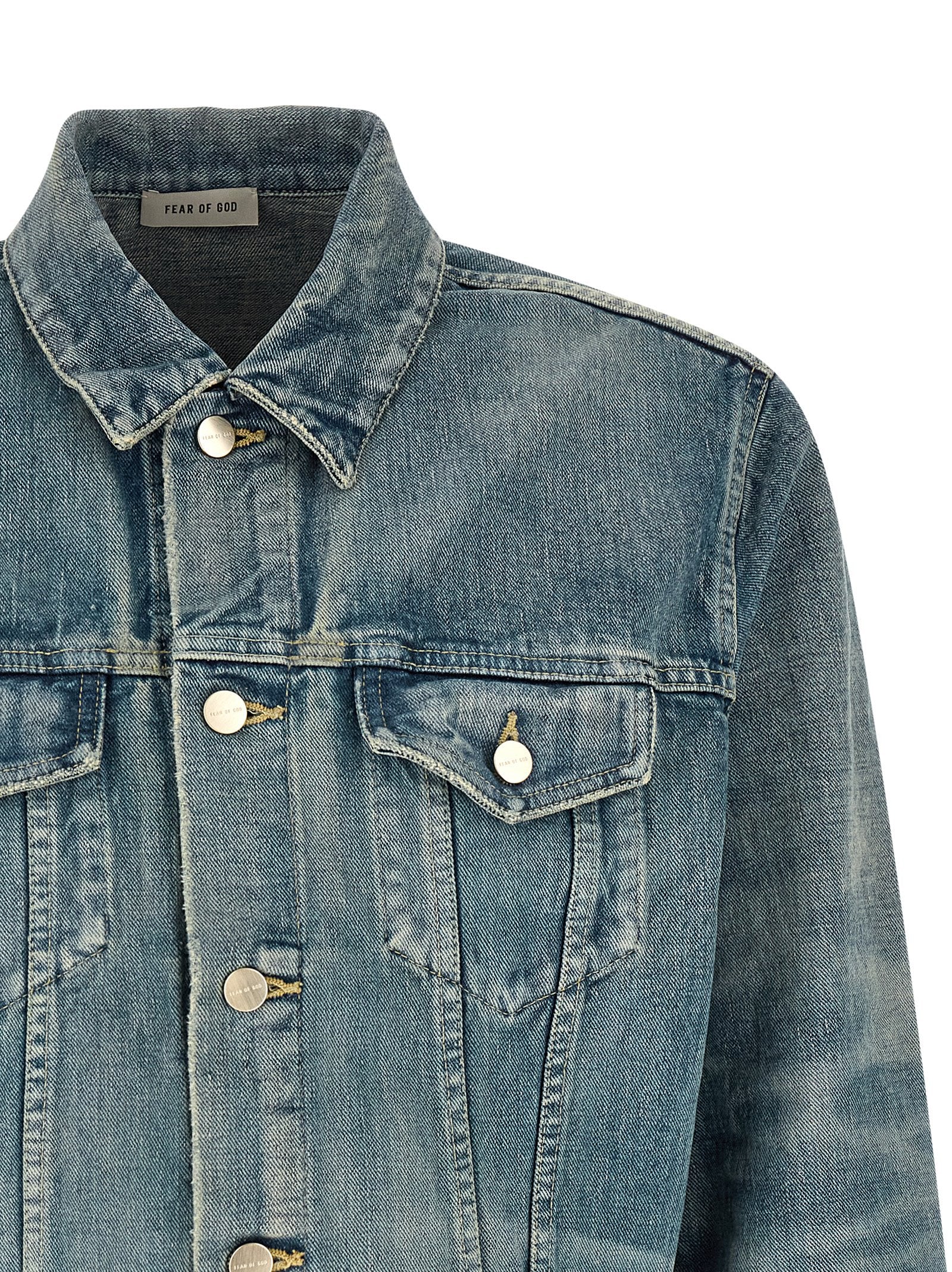 Fear Of God Blue Jacket detail view