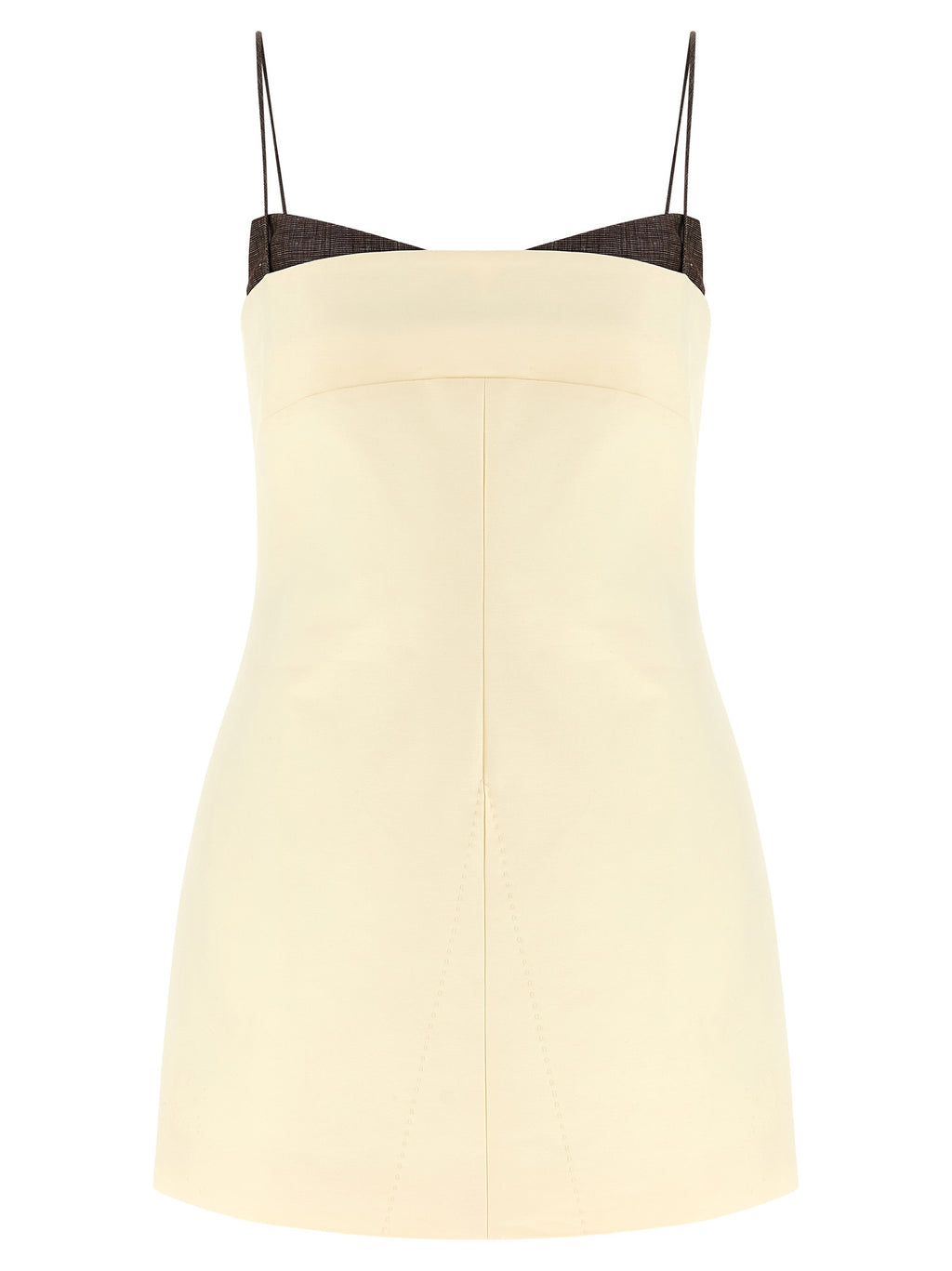 Entire Studios Beige Cotton Short Dress