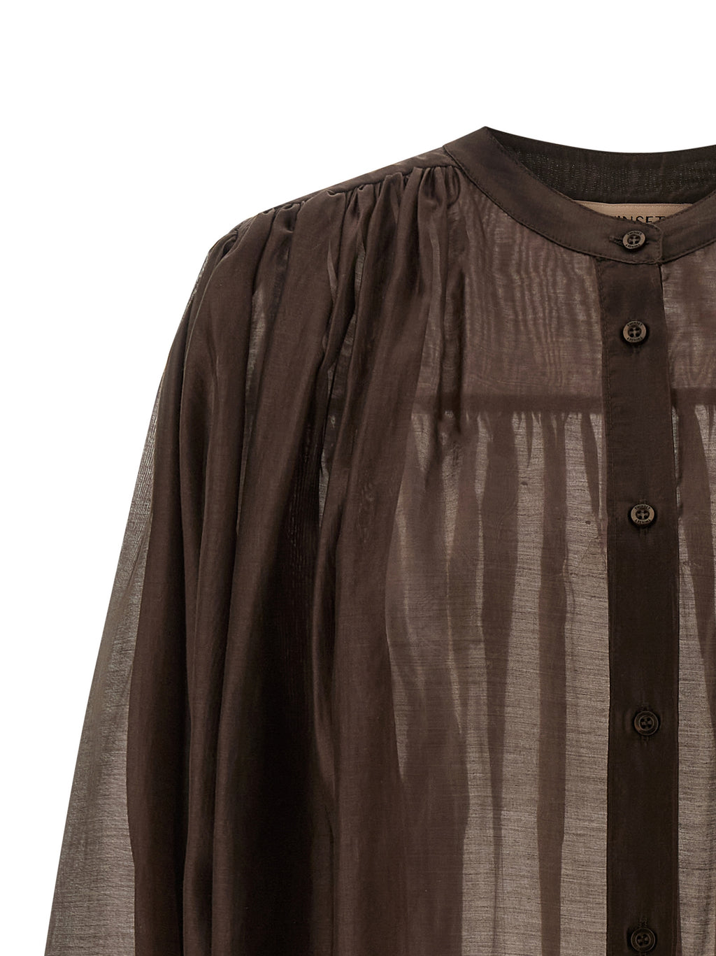 Twinset Brown Lycra Blouse