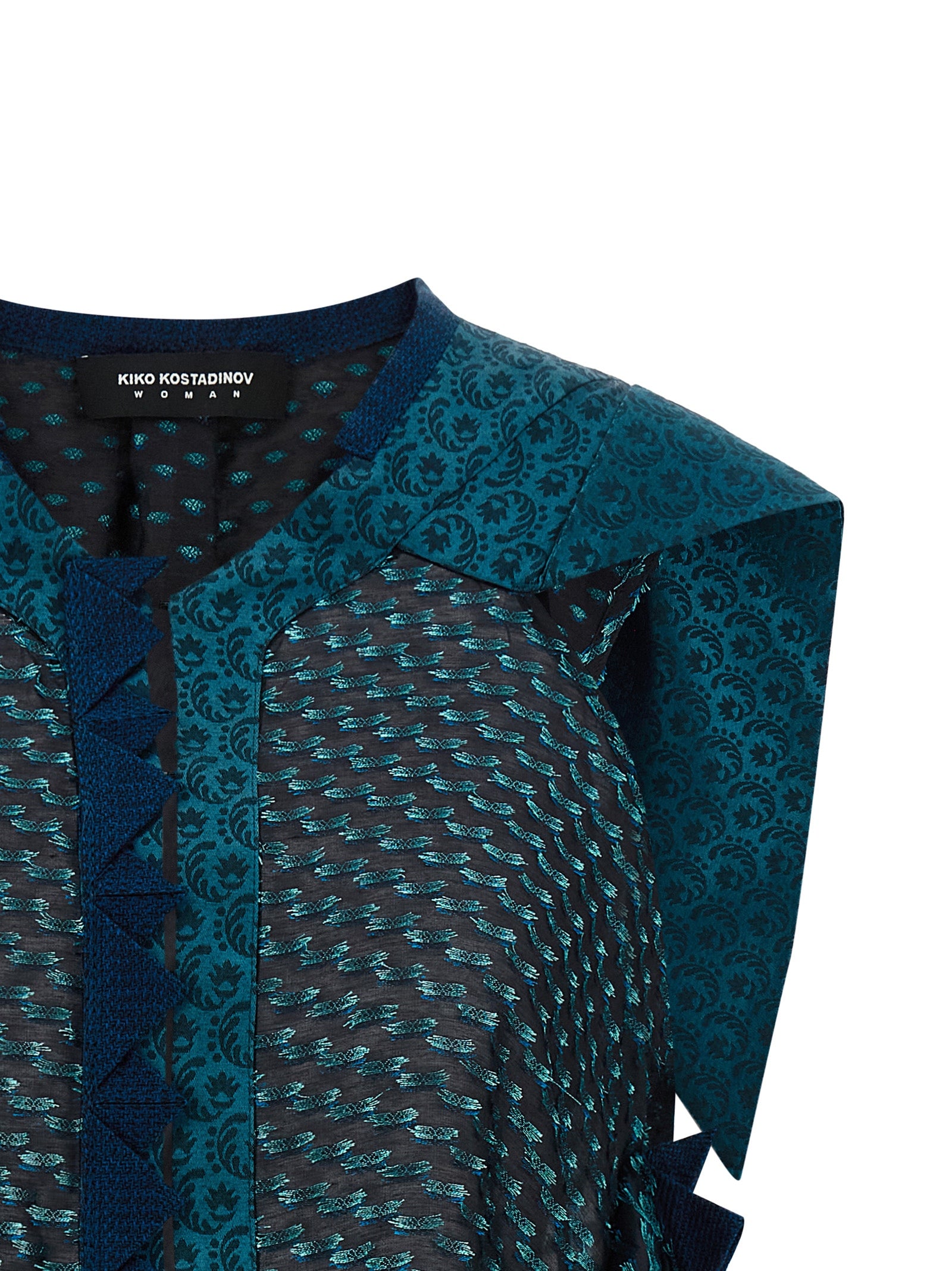 Kiko Kostadinov Blue Modal Shirt