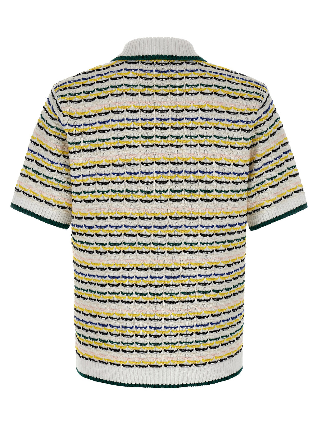 Casablanca Multicolor Cotton Polo Shirt