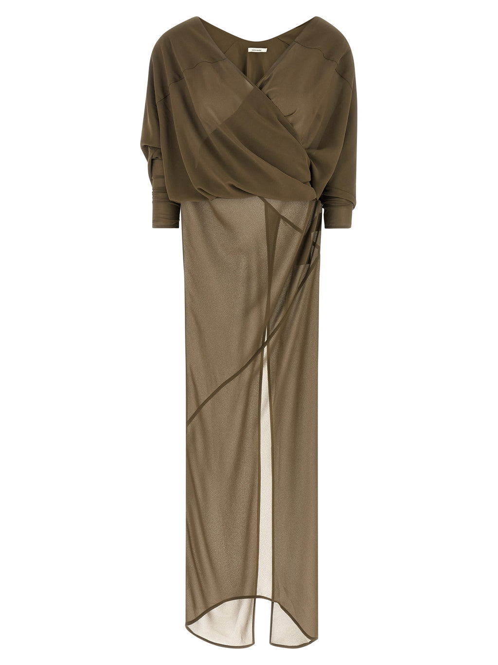 Entire Studios Bicolor Polyester Long Dress