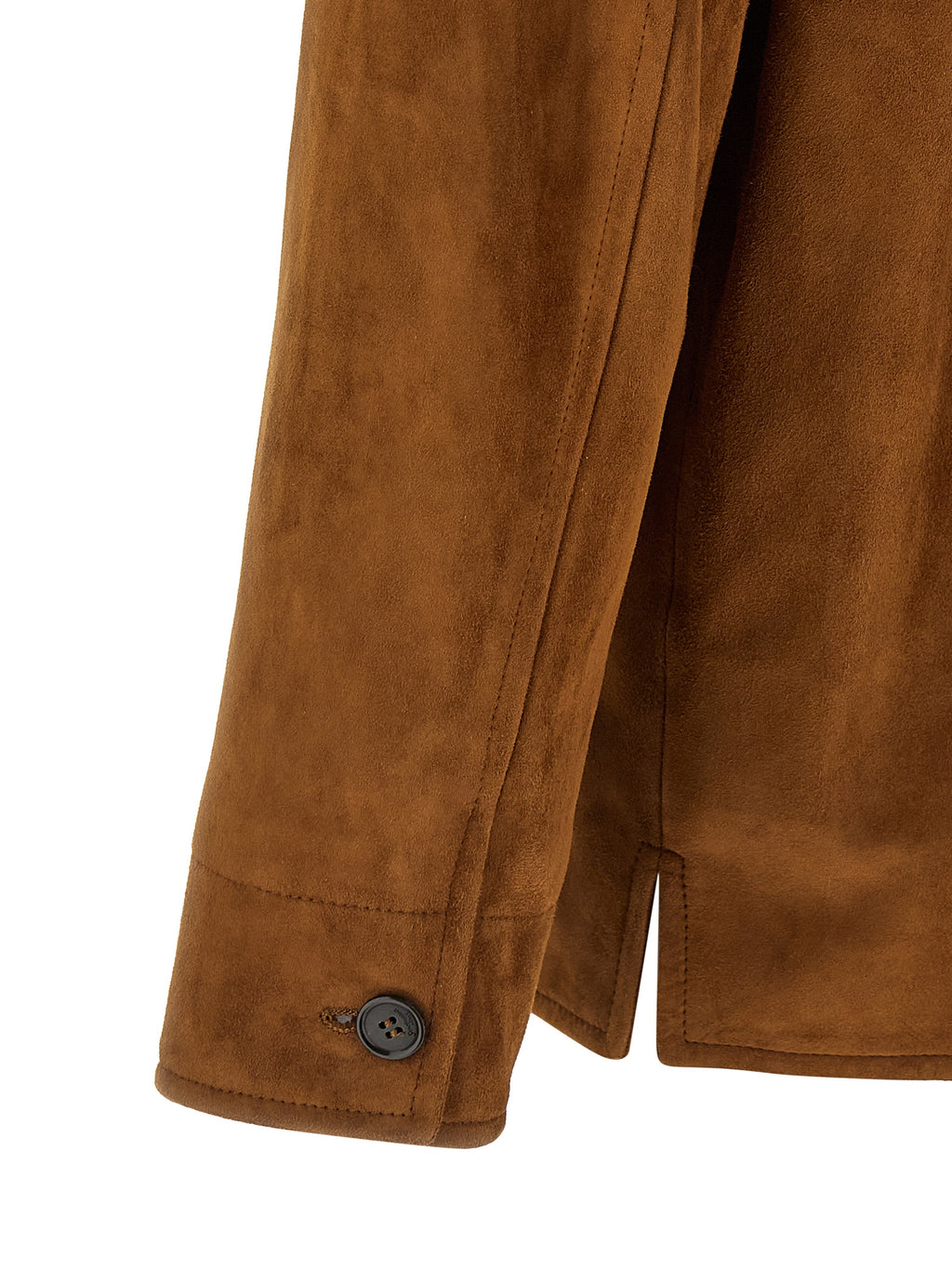 Saint Laurent Brown Jacket side view