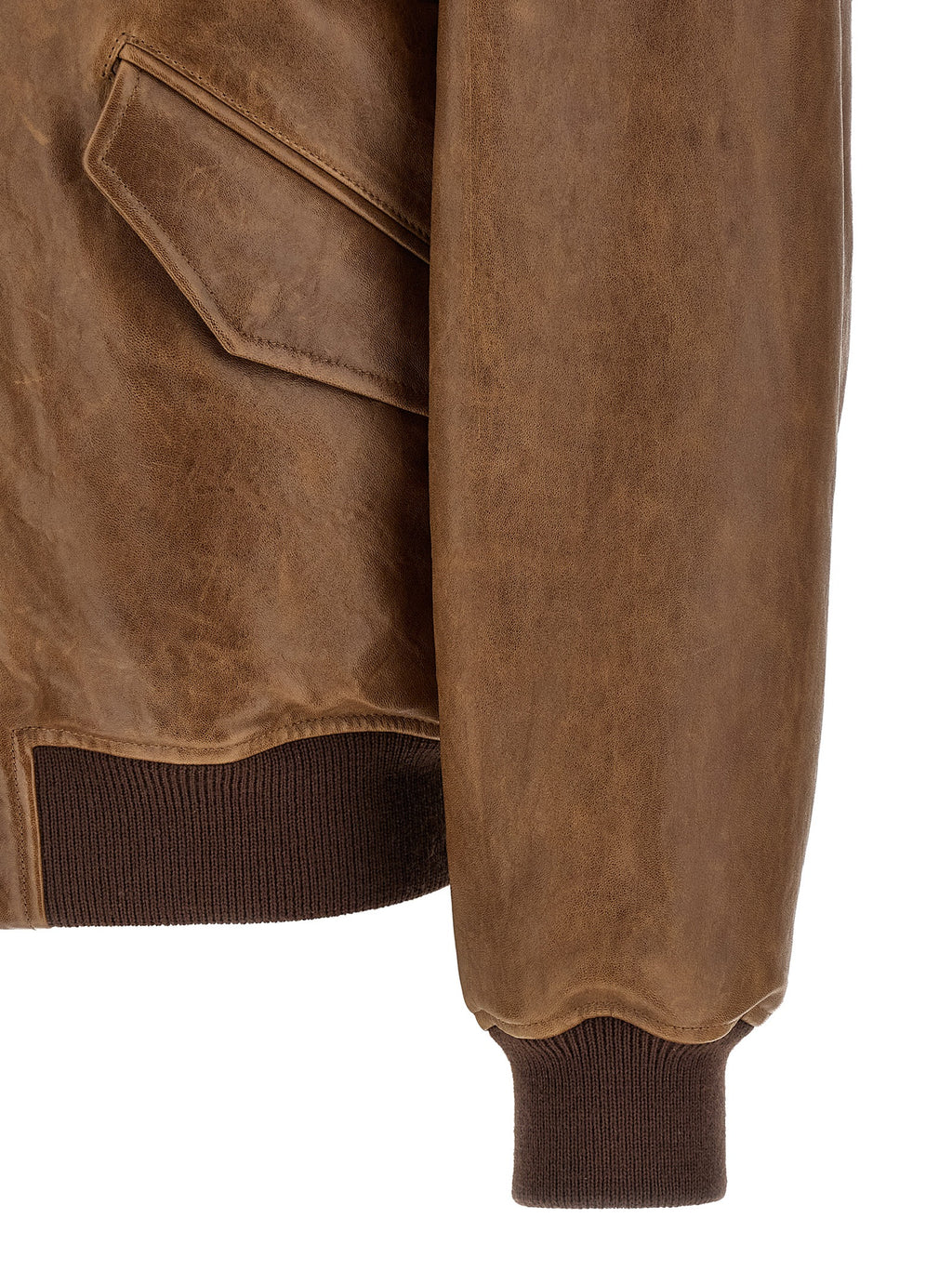 Saint Laurent Brown Jacket side view