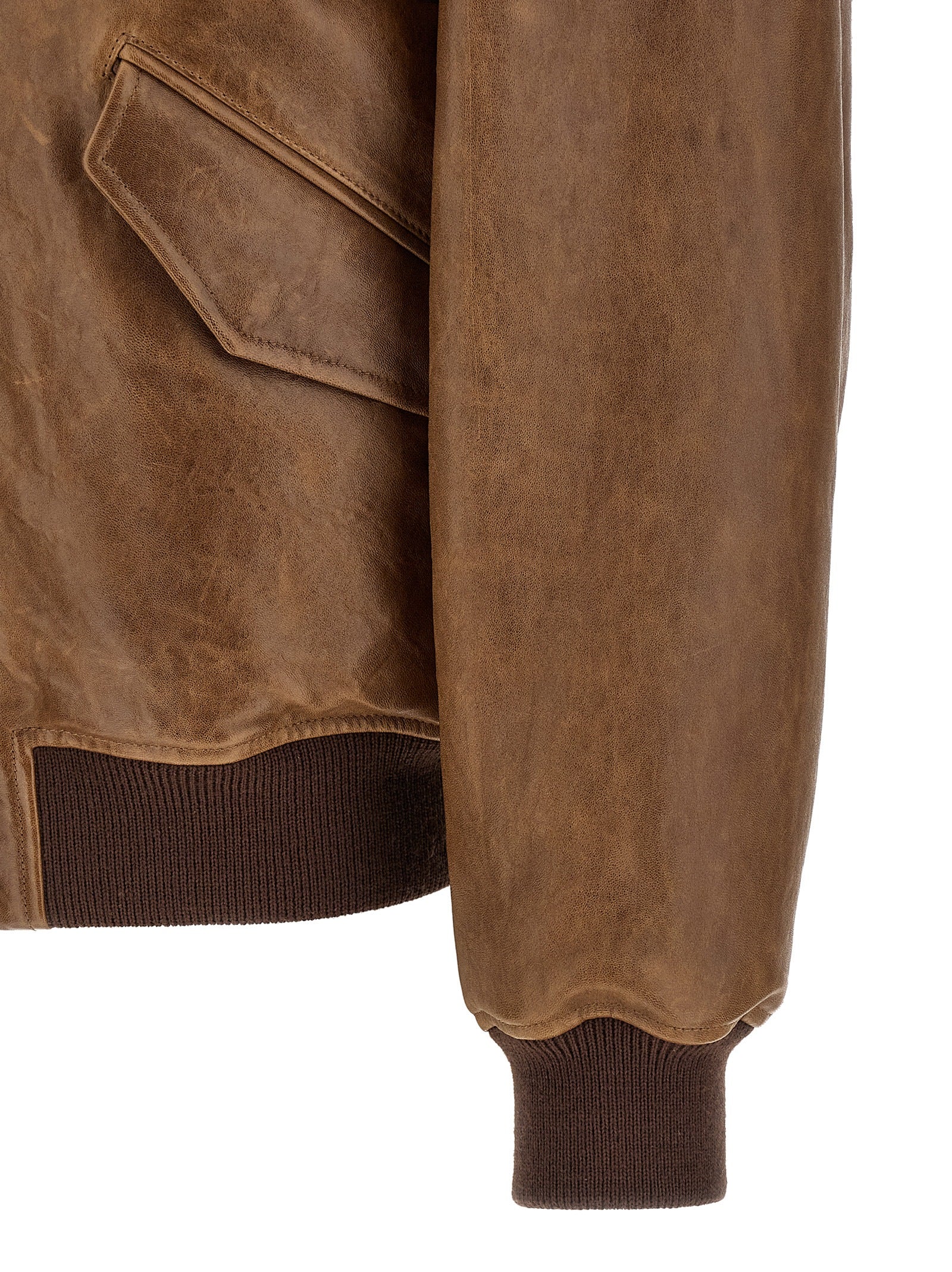Saint Laurent Brown Jacket side view