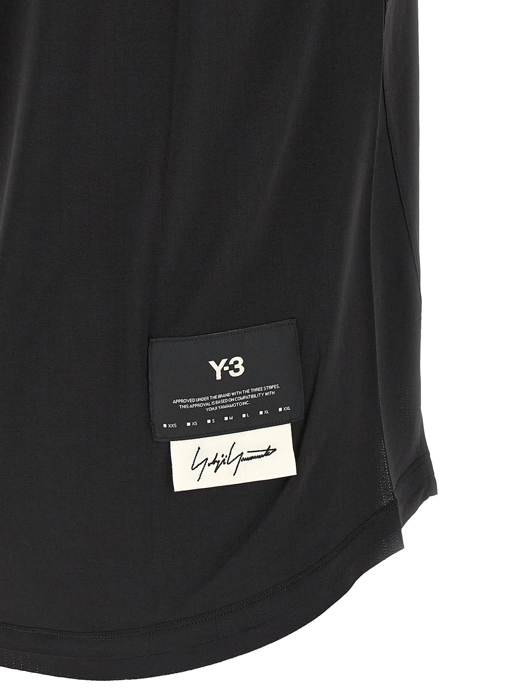 Y-3 Black T-Shirt side view
