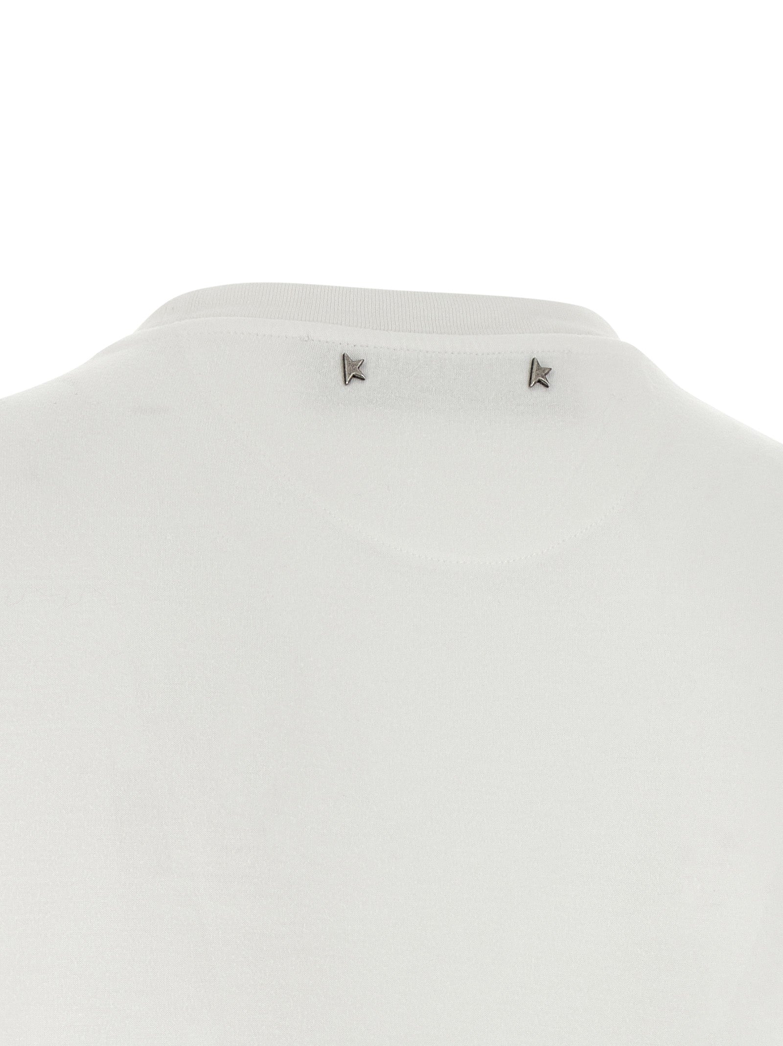 Golden Goose White T-Shirt side view