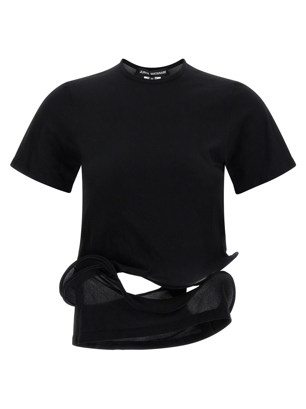 Junya Watanabe Black Nylon T-Shirt