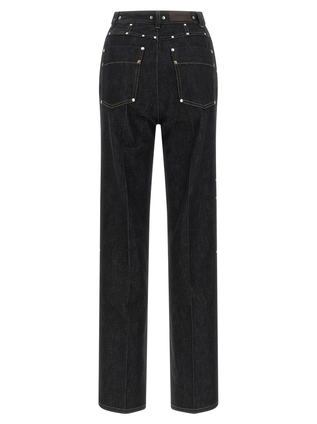 Lemaire Black Cotton High-Waisted Jean
