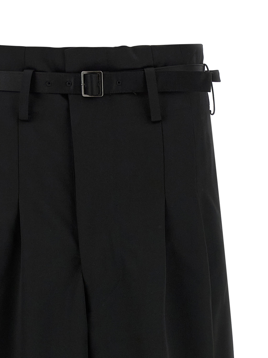 Junya Watanabe Black Acetate Flared Pants