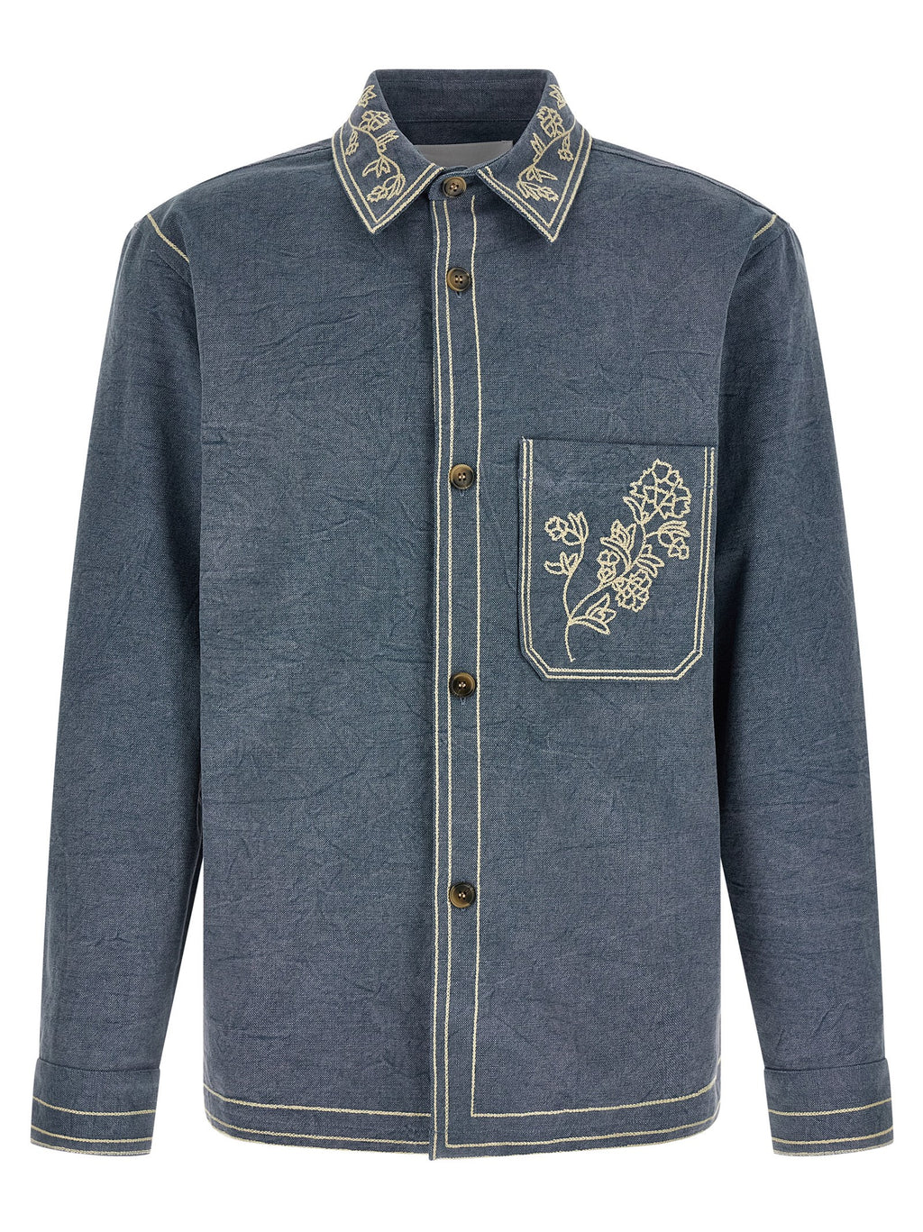 Isabel Marant Blue Cotton Blouse