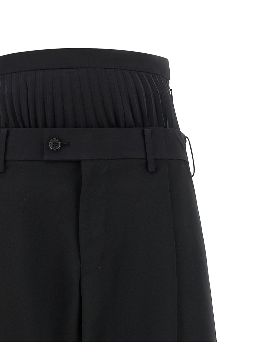 Junya Watanabe Black Wool Pants