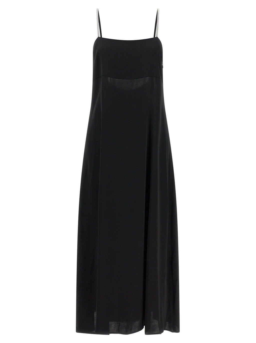 Peserico Black Viscose Long Dress