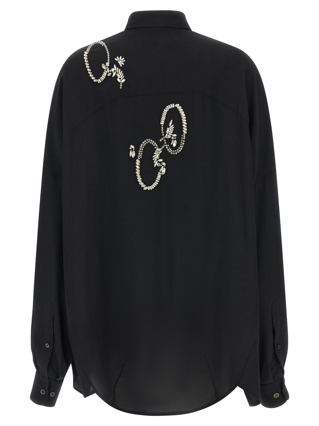 Dries Van Noten Black Polyester Blouse