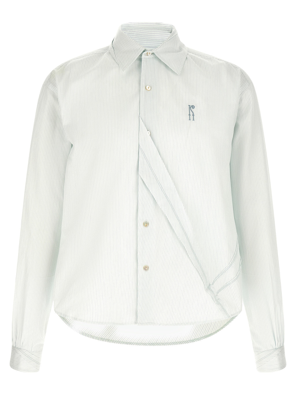 Kiko Kostadinov Bicolor Cotton Blouse