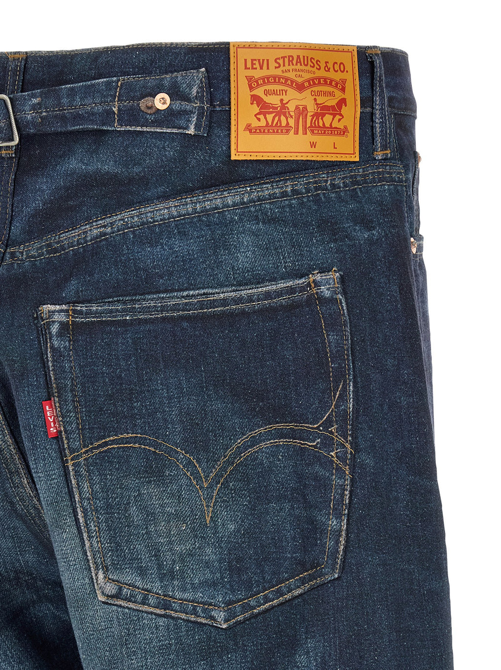 Junya Watanabe Blue Linen Jeans Denim