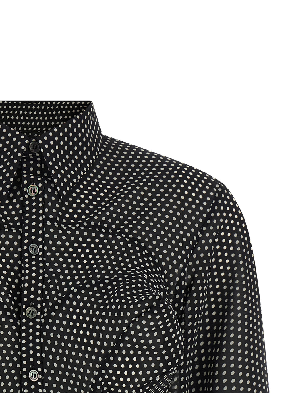 Junya Watanabe Bicolor Polyester Blouse