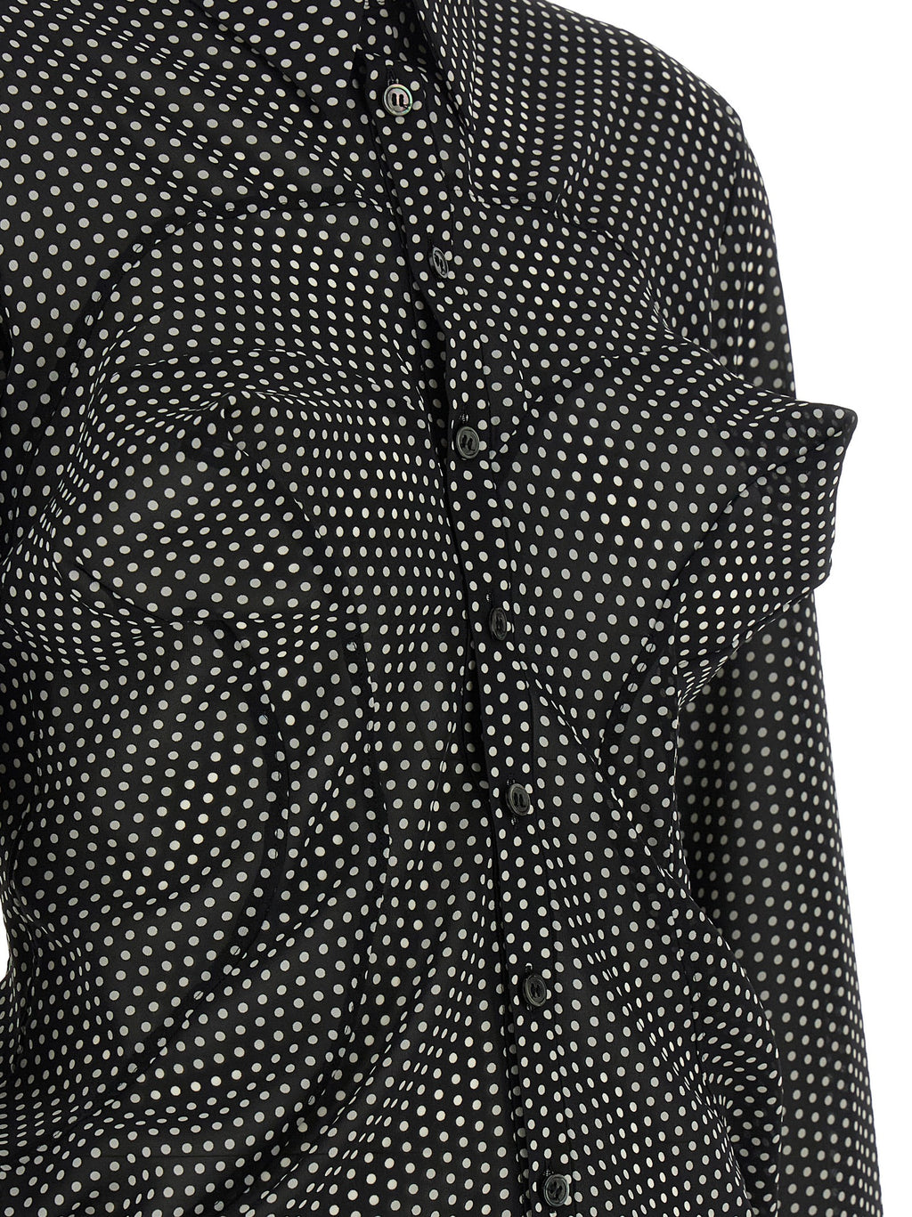 Junya Watanabe Bicolor Polyester Blouse
