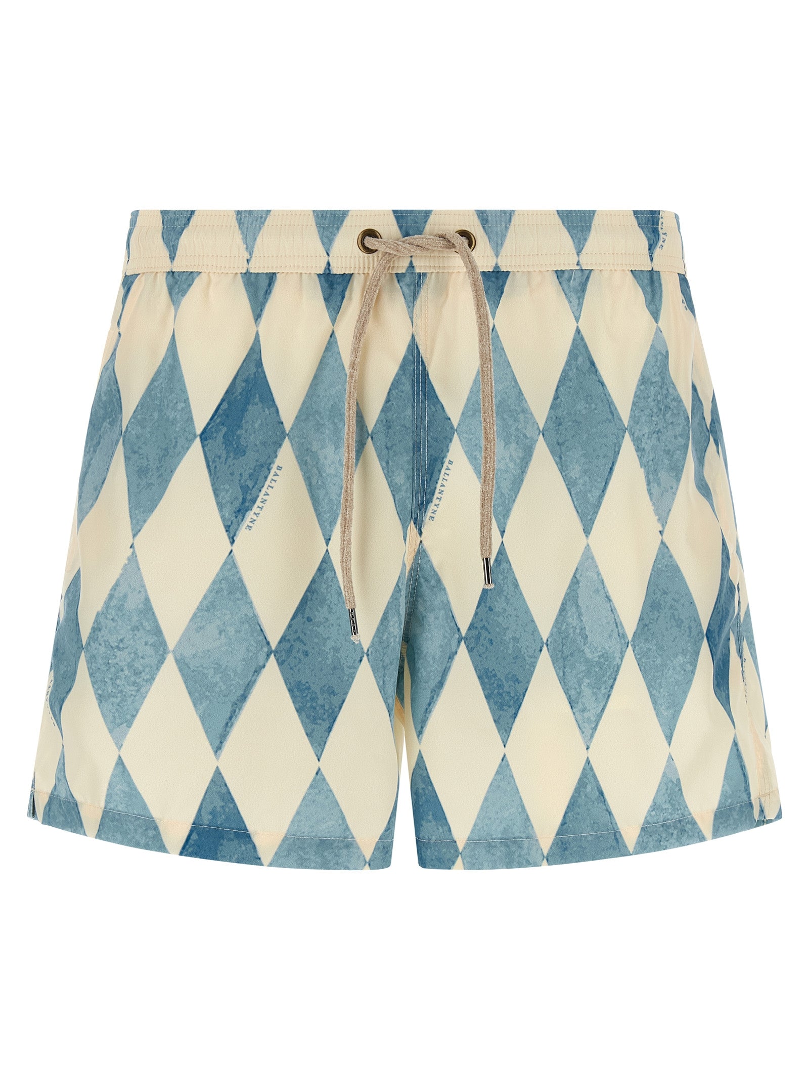 Ballantyne Blue Polyester Swim Shorts