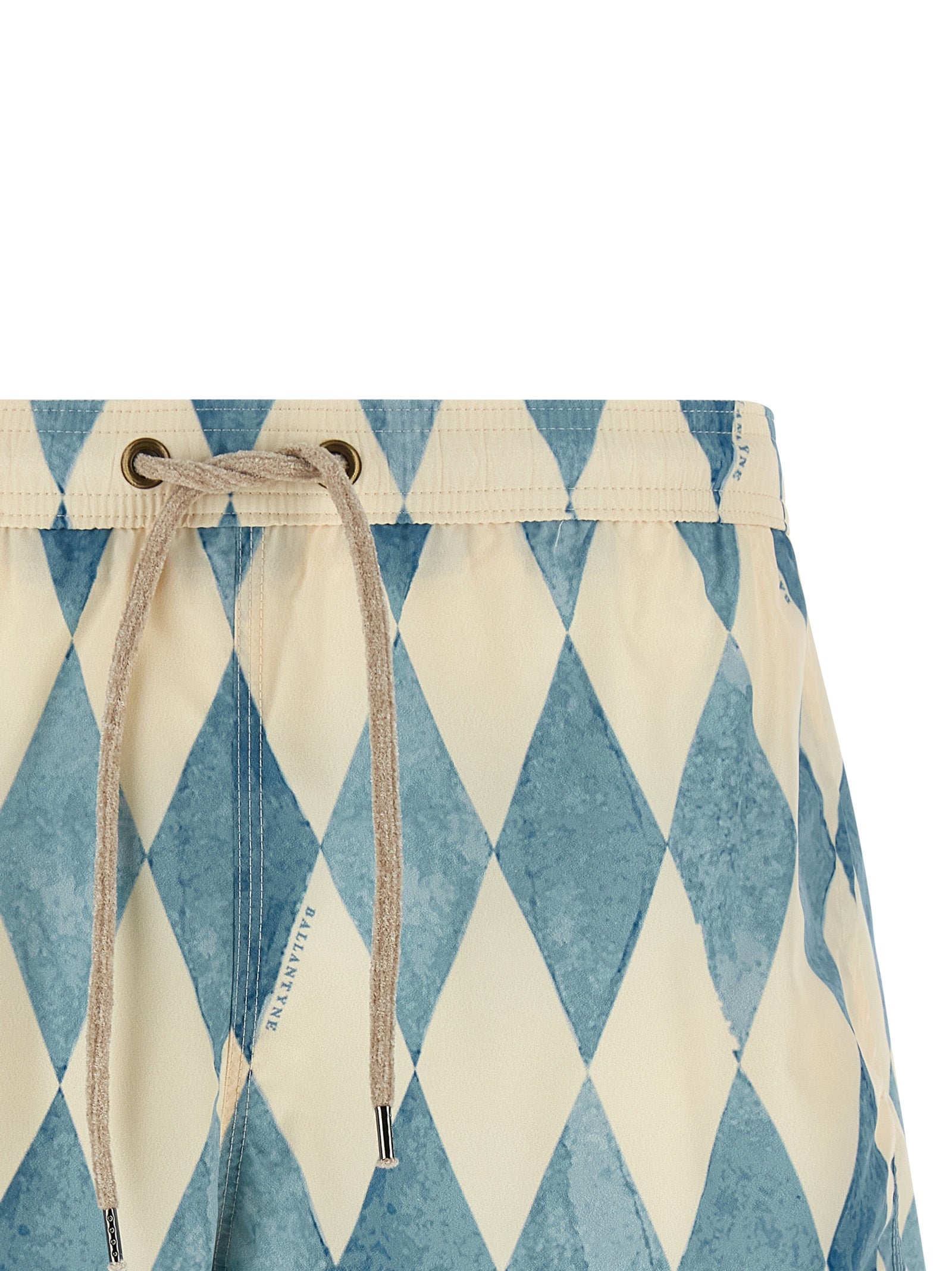 Ballantyne Blue Polyester Swim Shorts