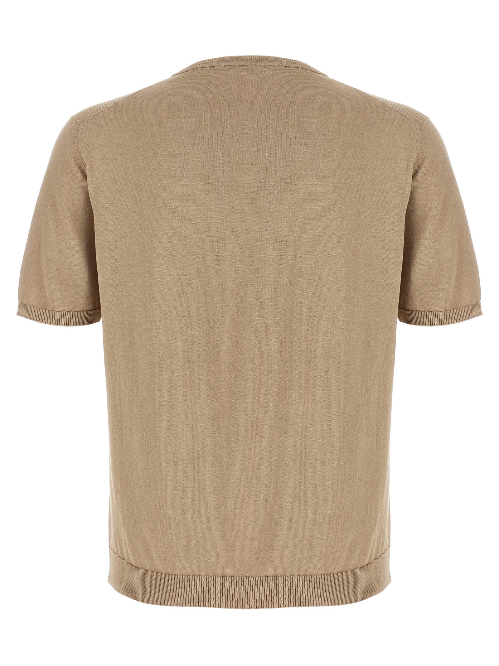 Roberto Collina Beige Cotton Cardigan