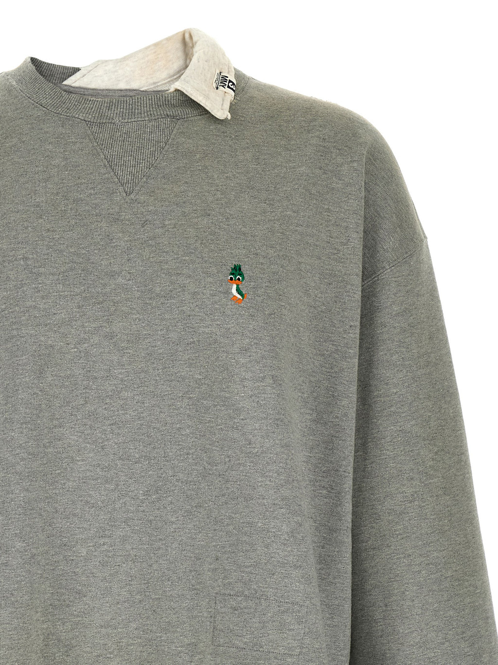 Maison Mihara Yasuhiro Gray Cotton Sweatshirt