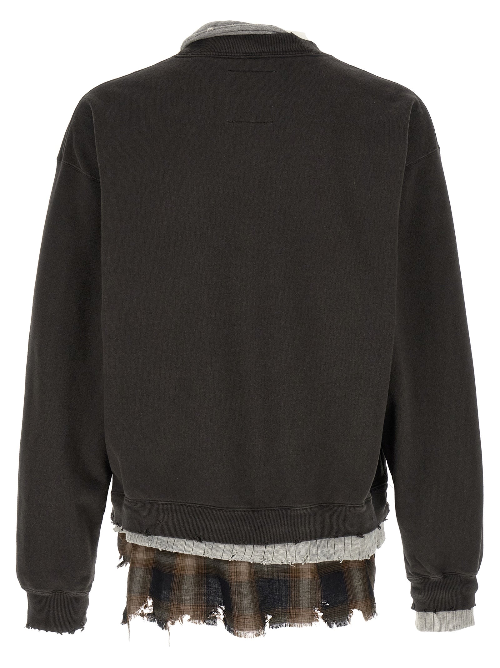 Maison Mihara Yasuhiro Black Cotton Sweatshirt