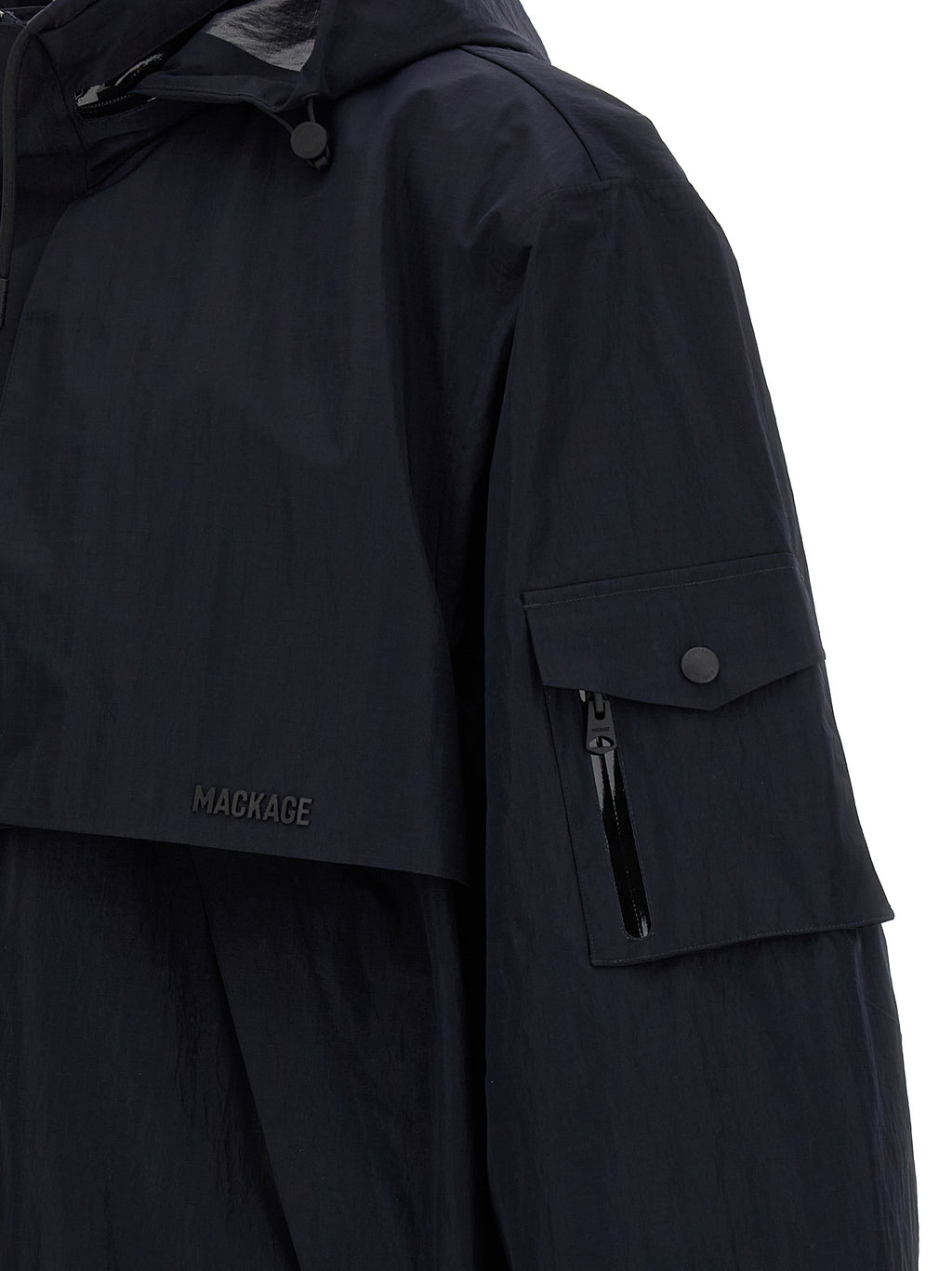 Mackage Blue Polyamide Shell Jacket