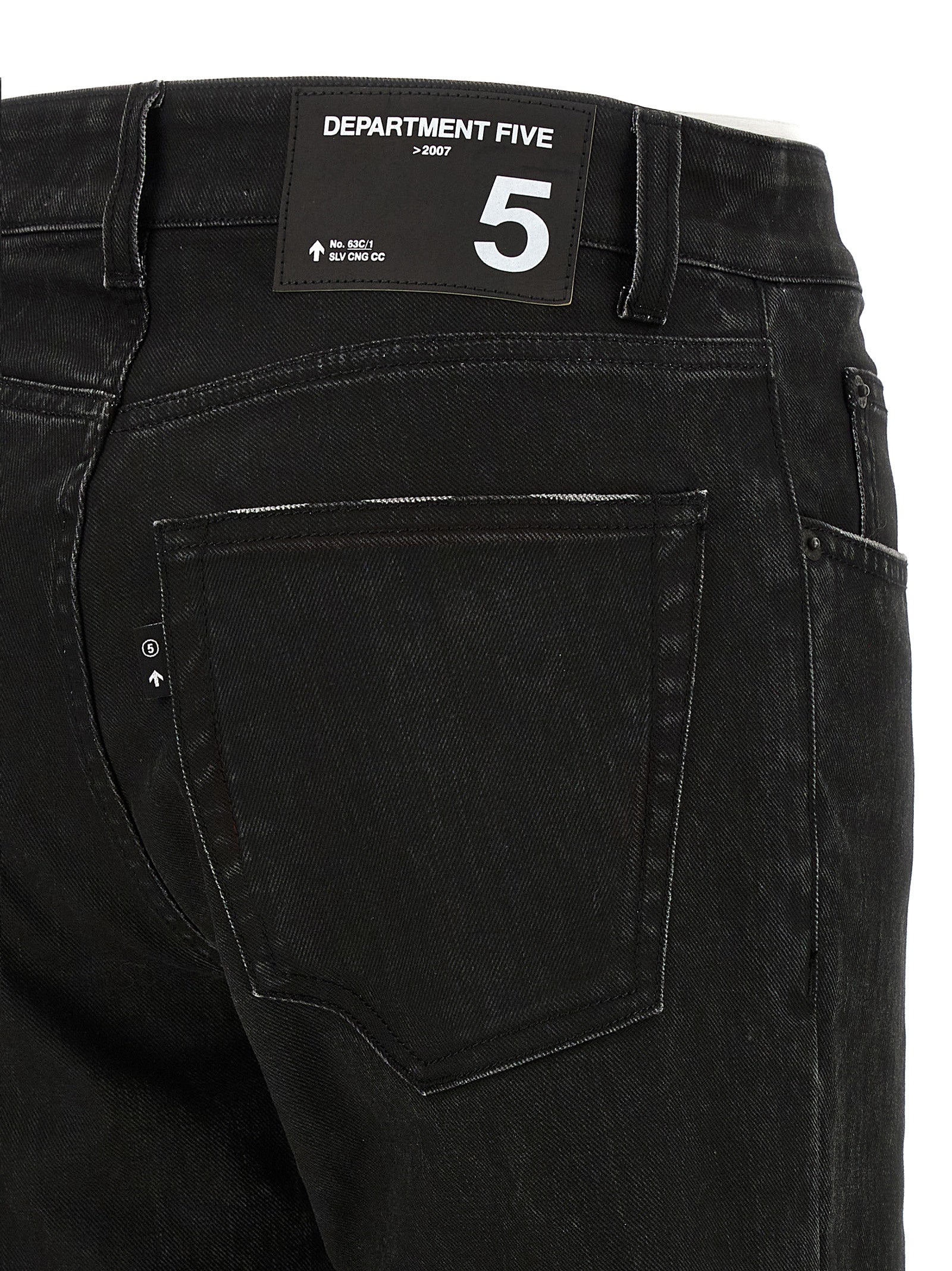 Department 5 Black Cotton Jeans Denim