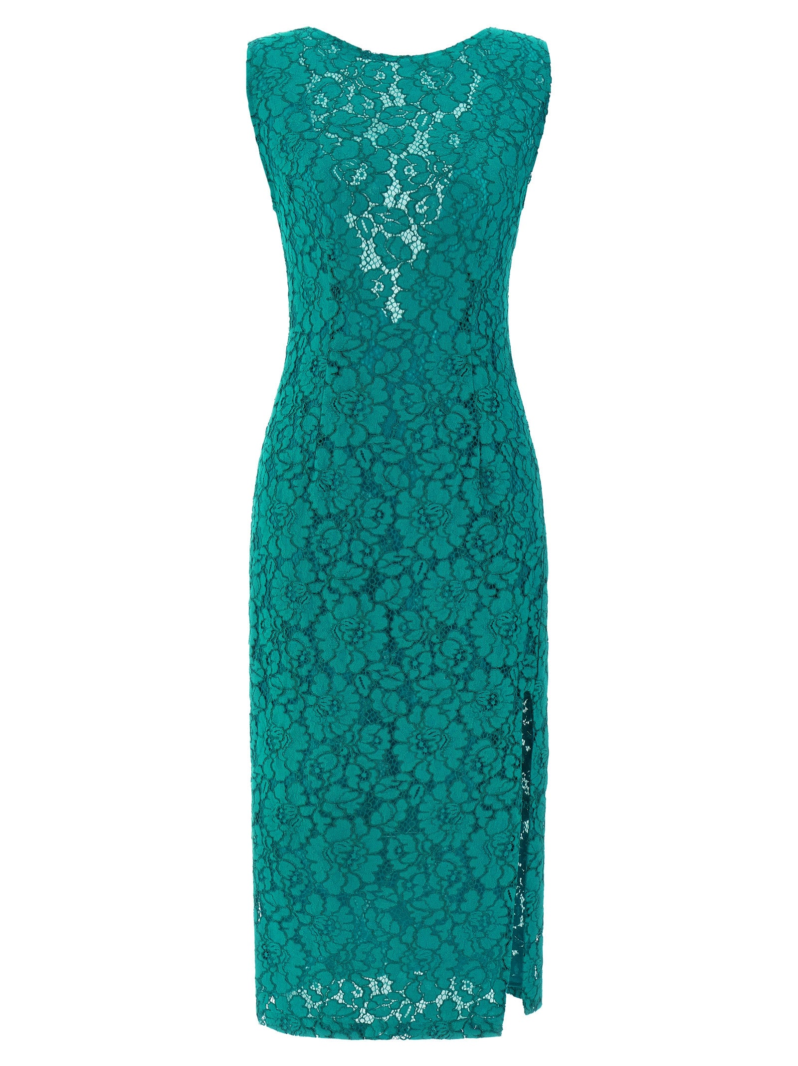 PINKO Bicolor Cotton Midi Dress