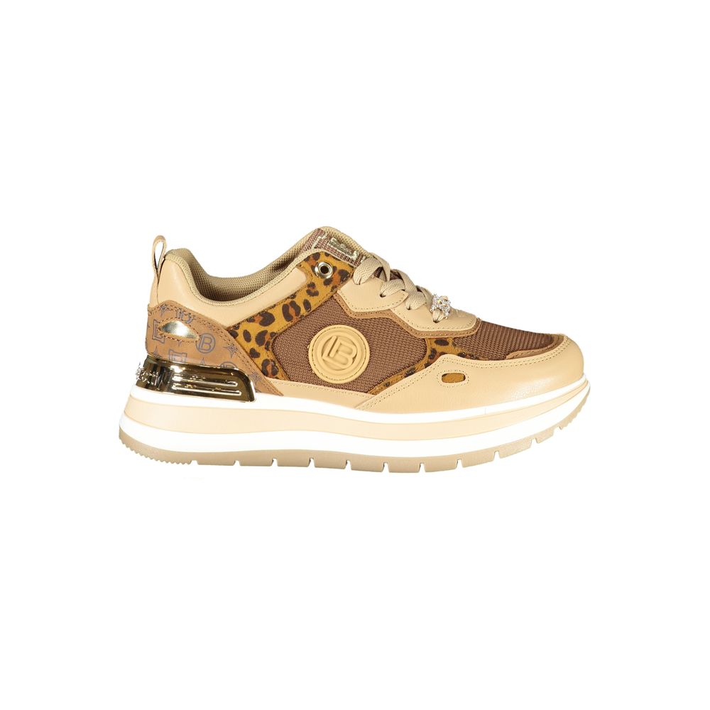 Laura Biagiotti Marrone Polyurethane Women Sneaker