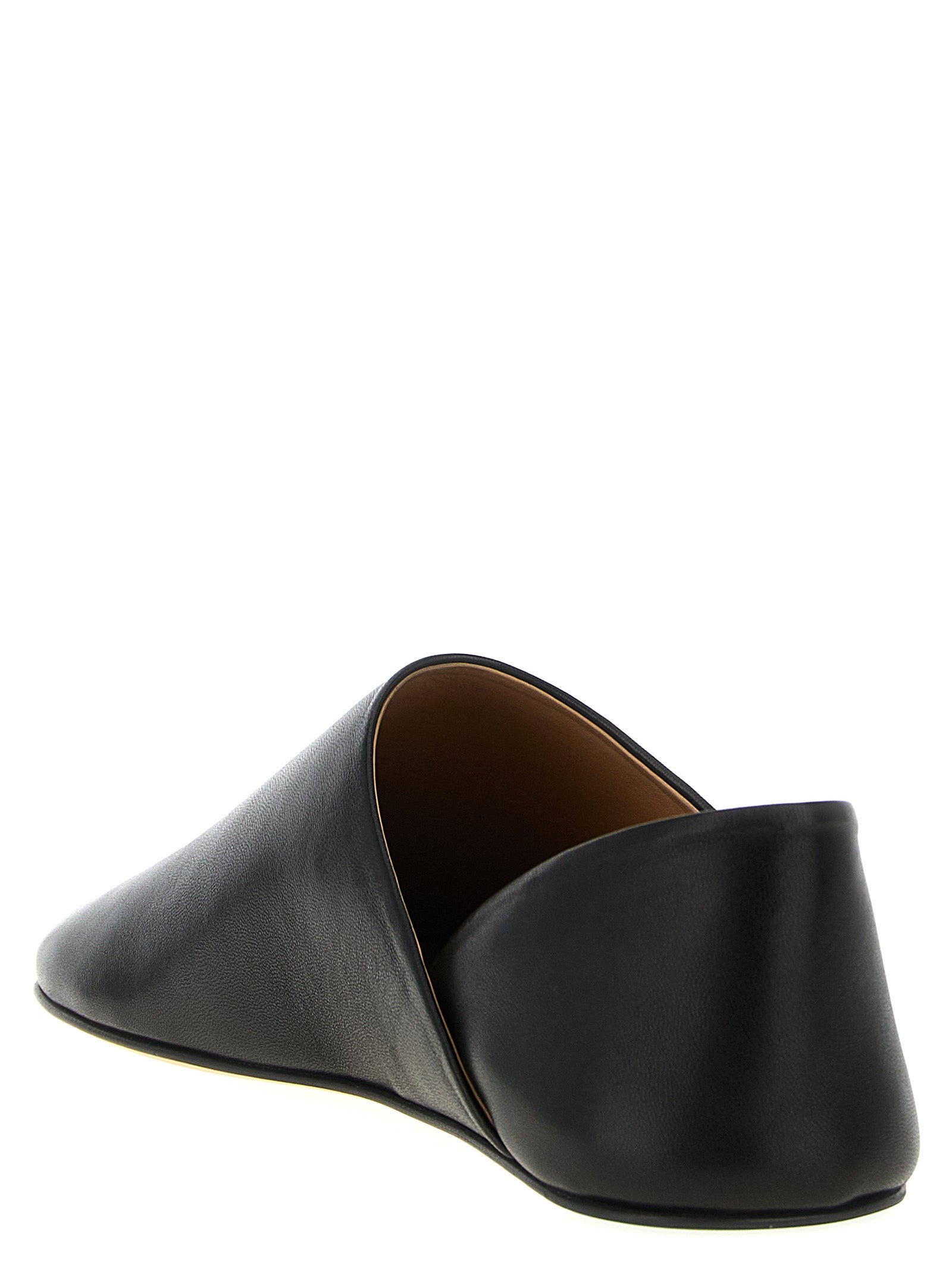 J.W.Anderson Black Lamb Leather Mules