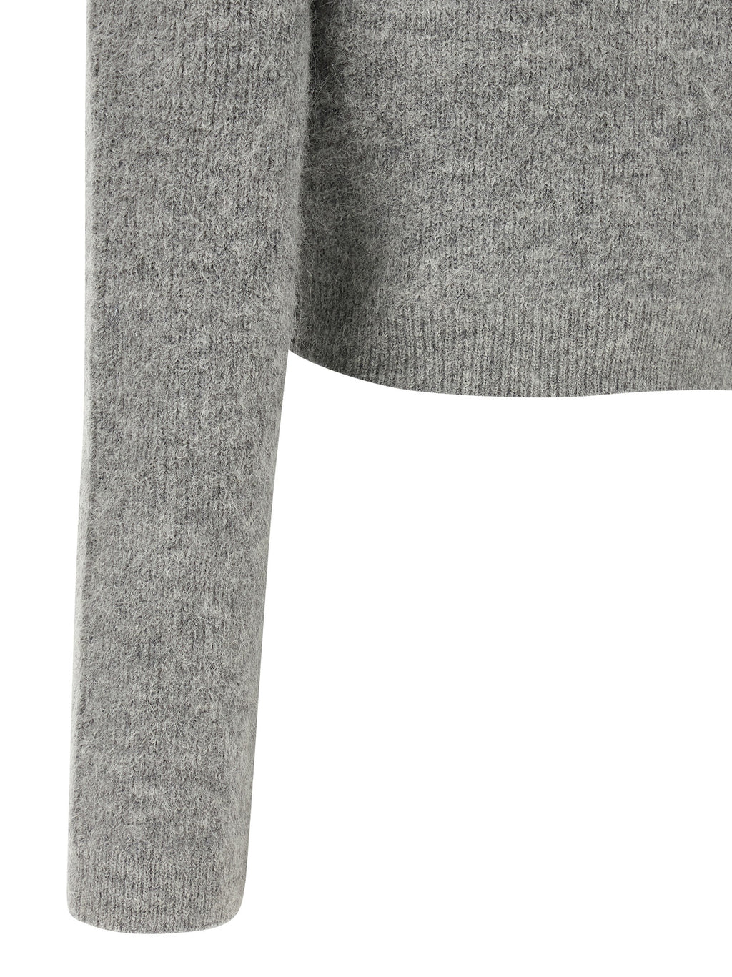 Self-Portrait Gray Polyester Cardigan