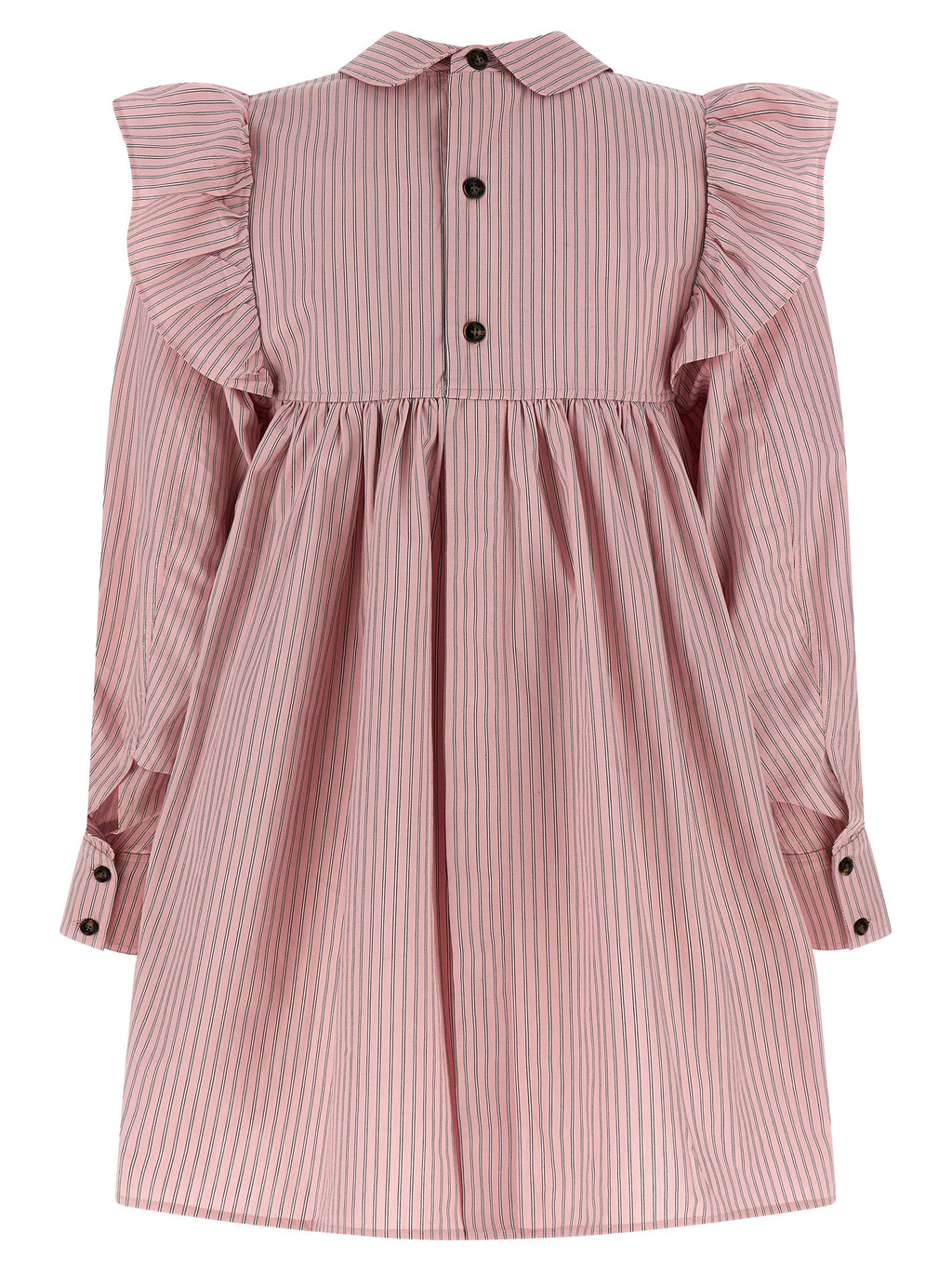 Ganni Multicolor Organic Cotton Short Dress