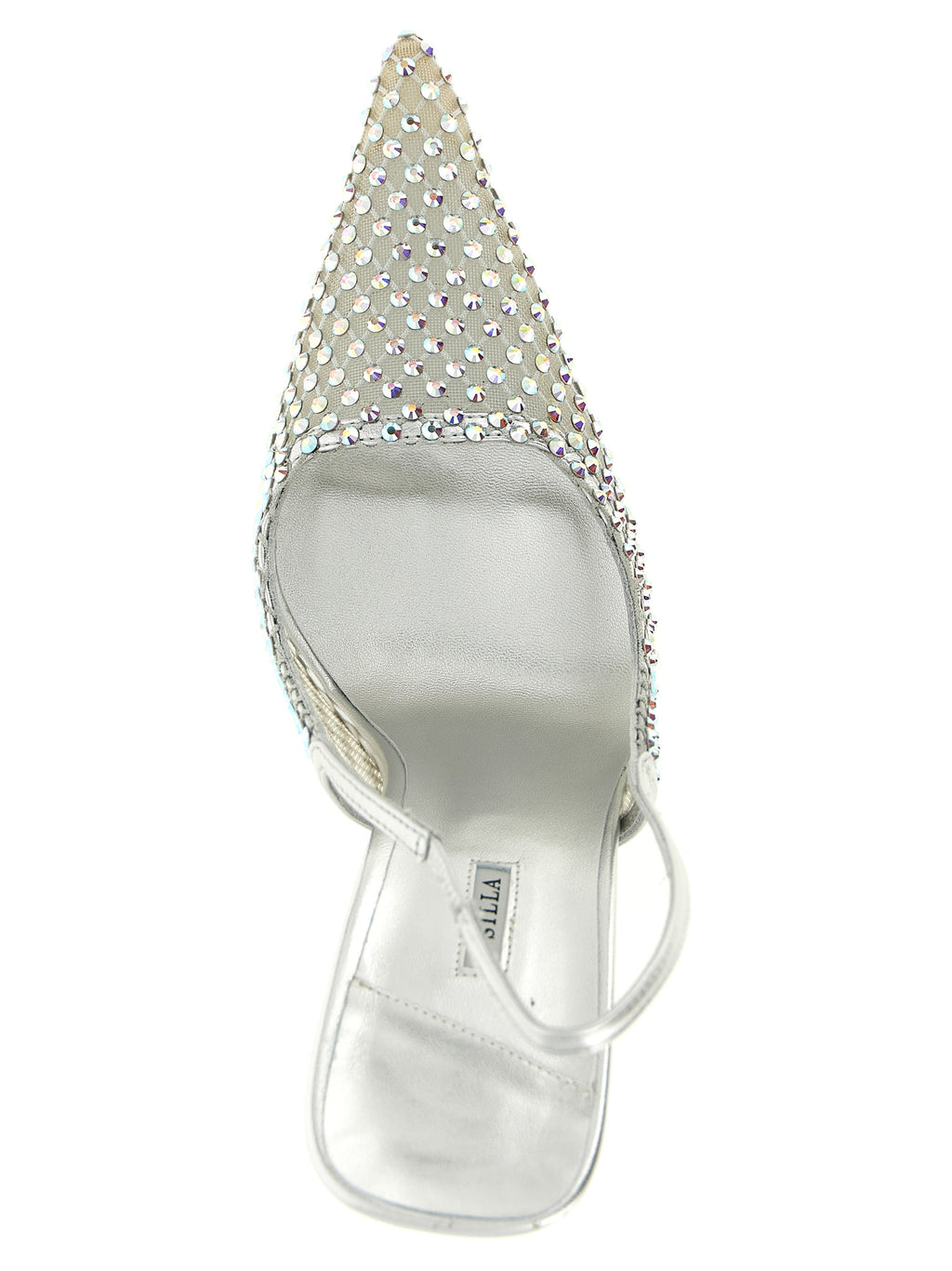 LE SILLA Silver Polyester High Heel Pumps