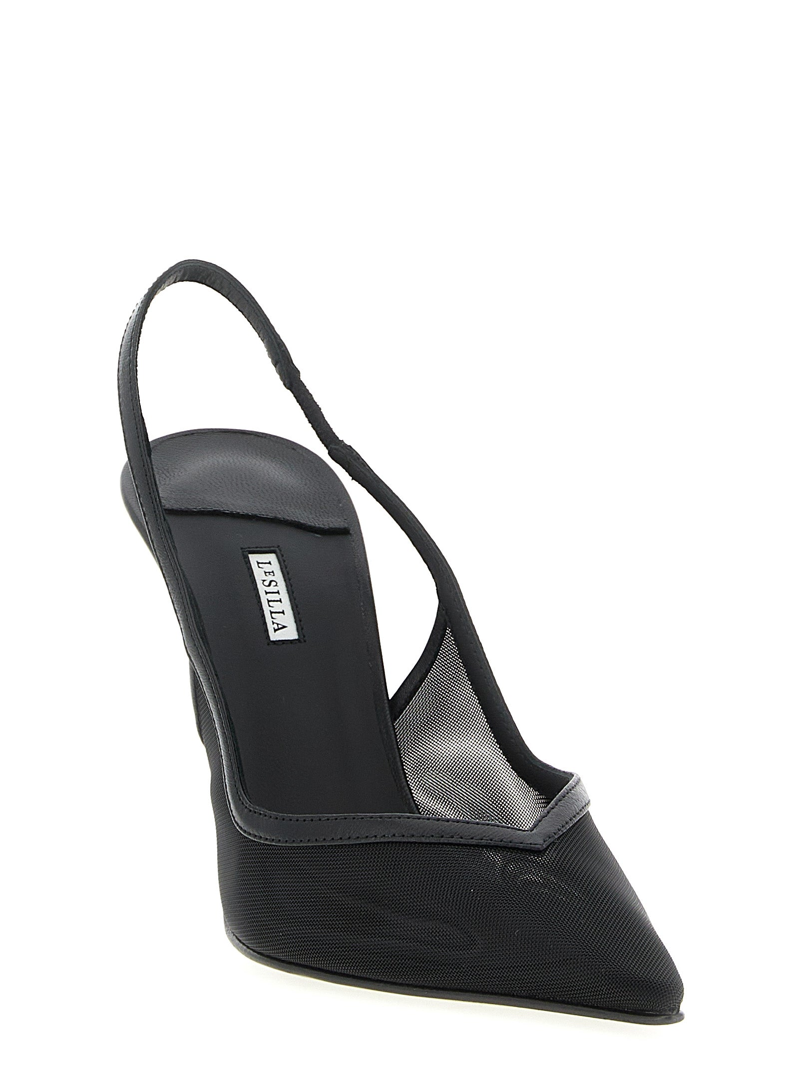 LE SILLA Black Polyamide High Heel Pumps