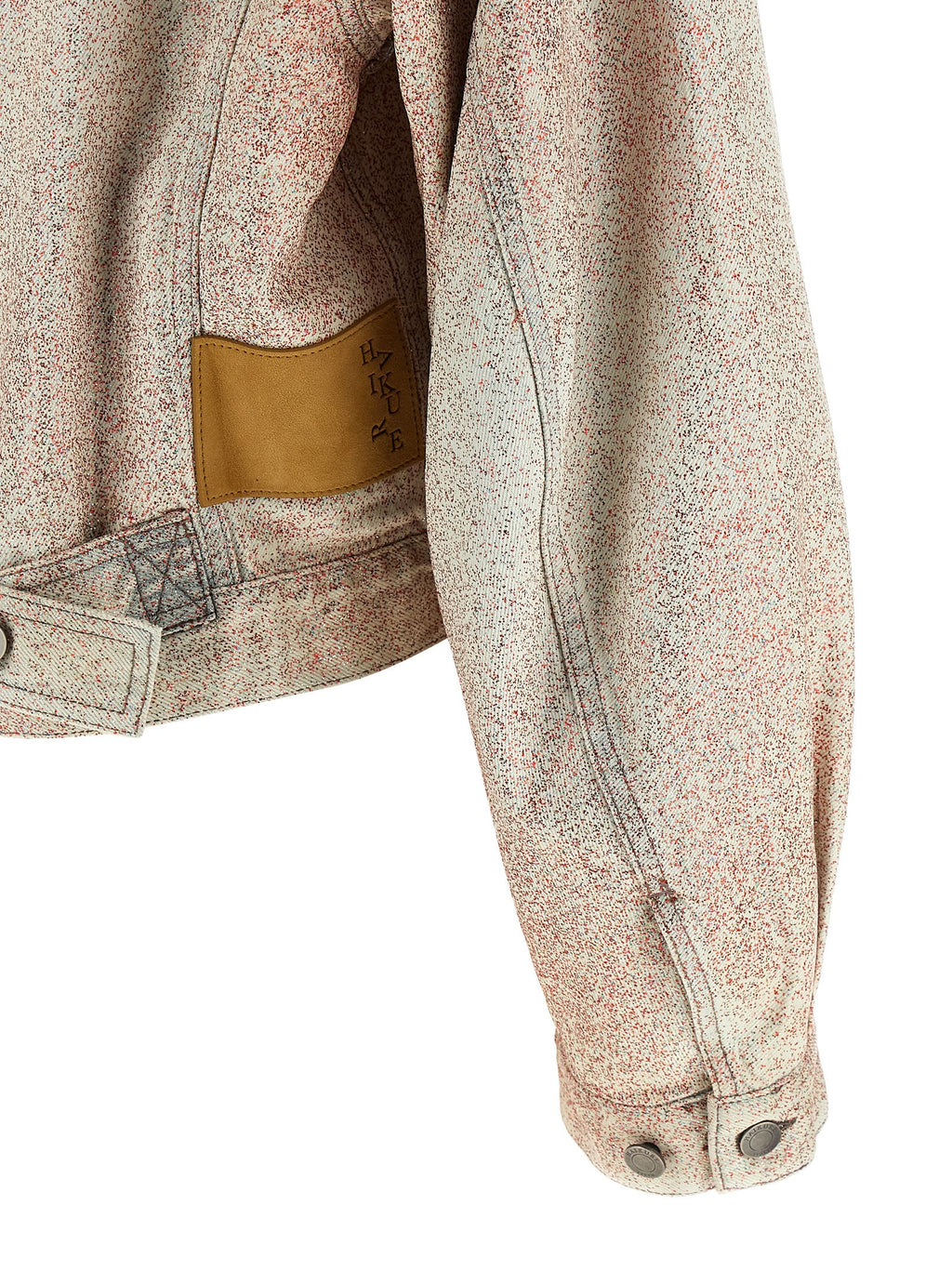 Haikure Gray Cotton Denim Jacket