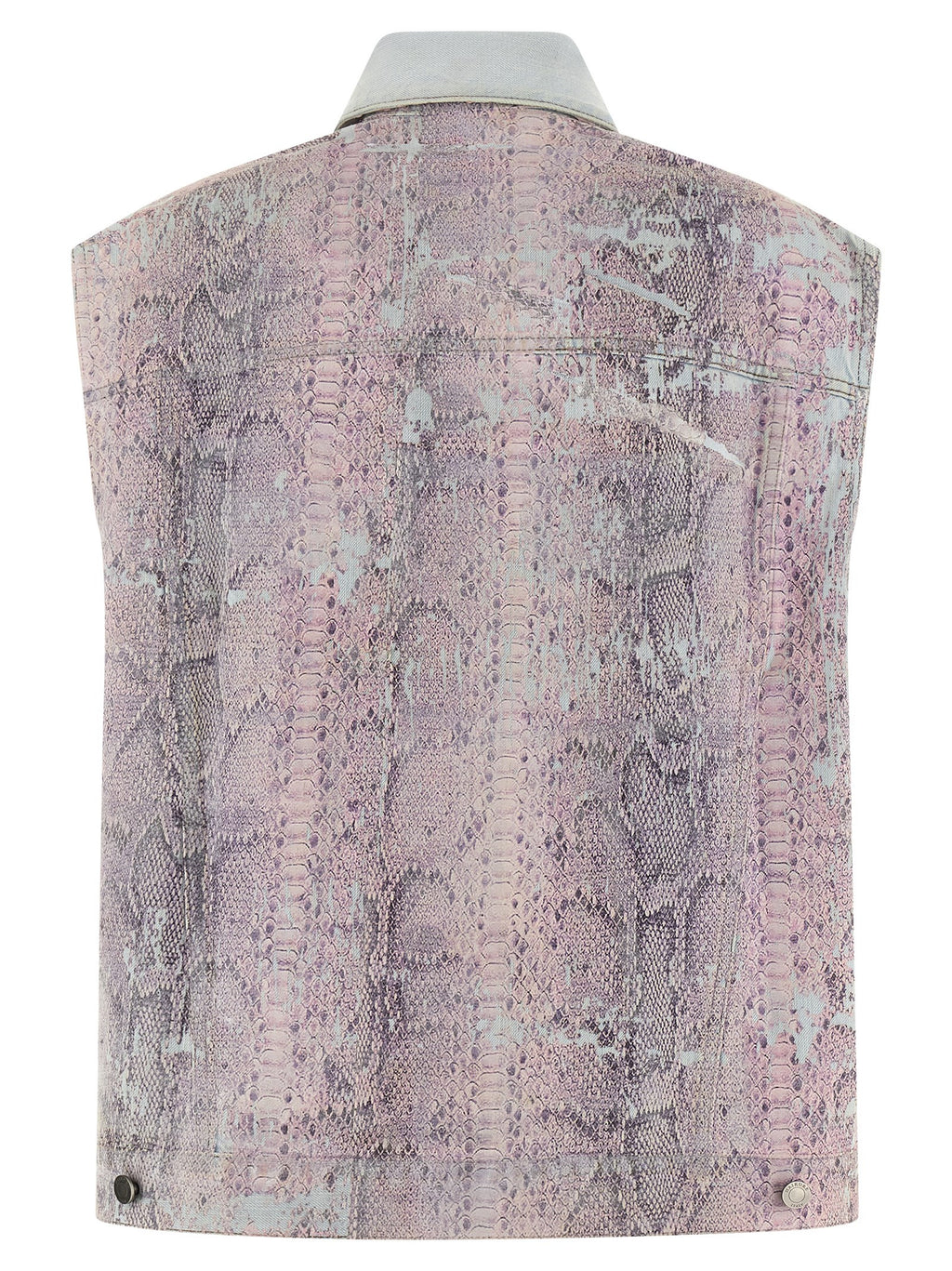 Haikure Multicolor Polyester Sleeveless Jacket
