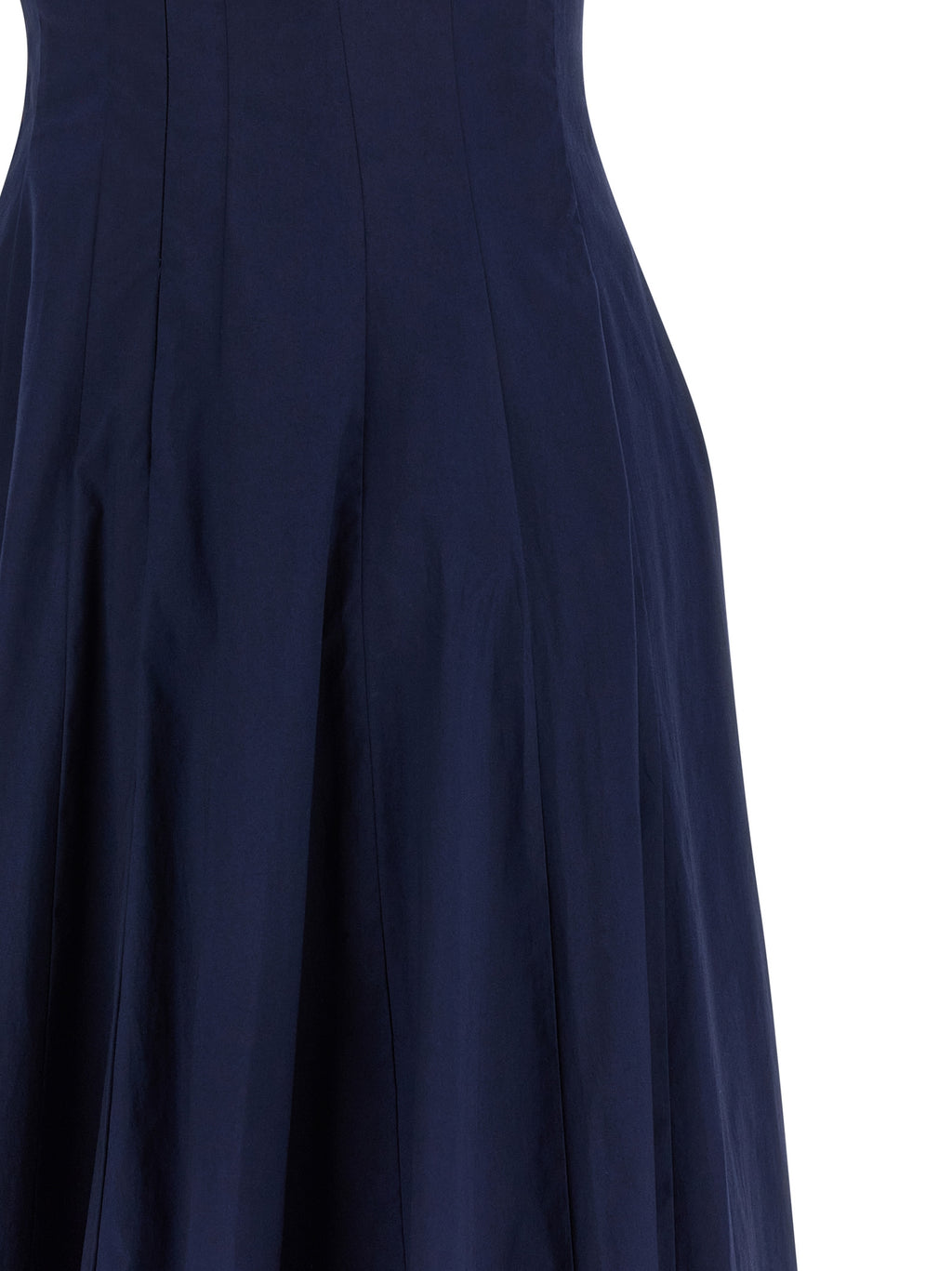 Staud Blue Cotton Midi Dress