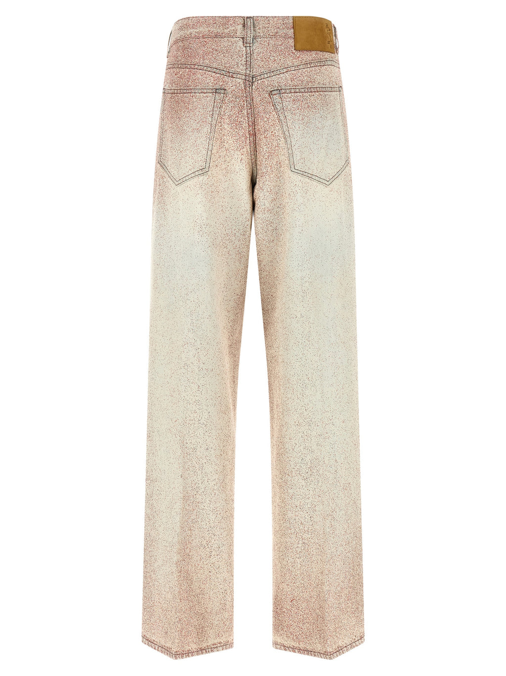Haikure Gray Cotton Straight-Leg Jeans