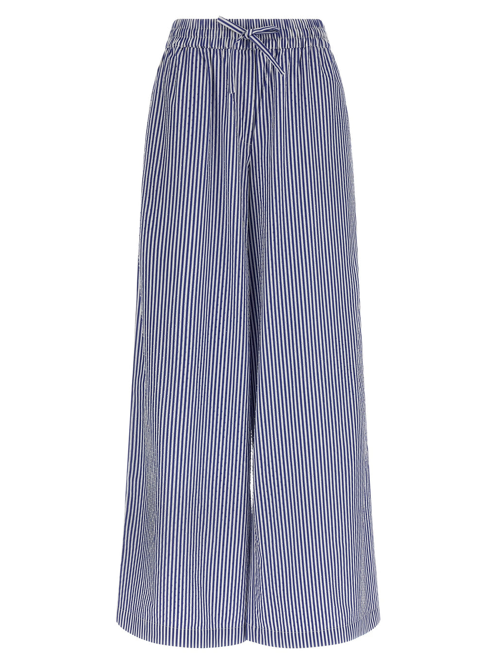 P.A.R.O.S.H. Blue Cotton Casual Pants