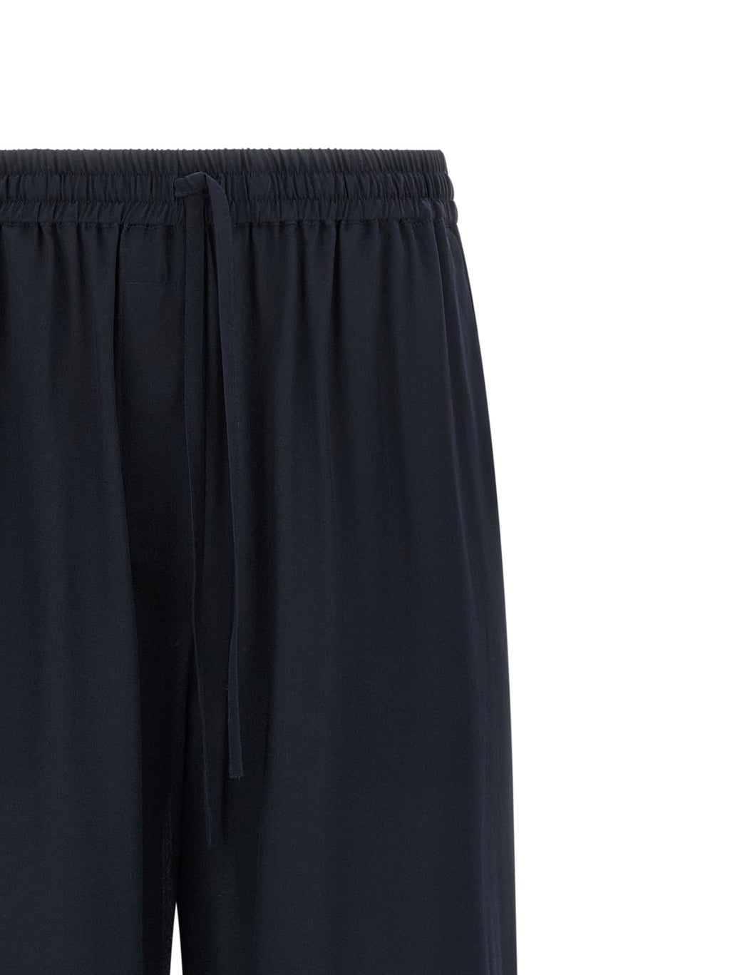 P.A.R.O.S.H. Blue Silk Casual Pants